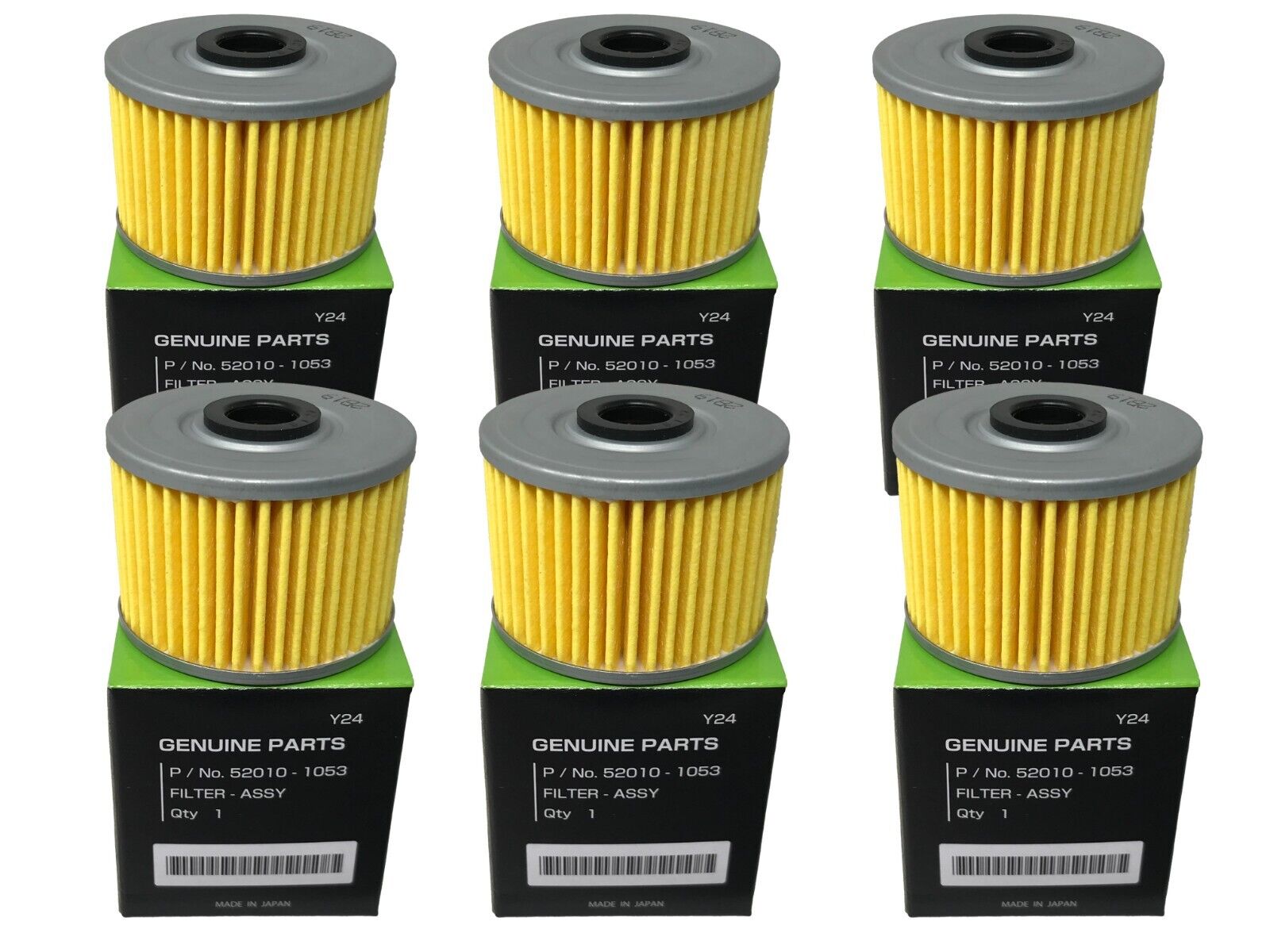  OEM Kawasaki KLX KFX KX 110 140 250 450 Oil Filter 52010-1053 6 PACK