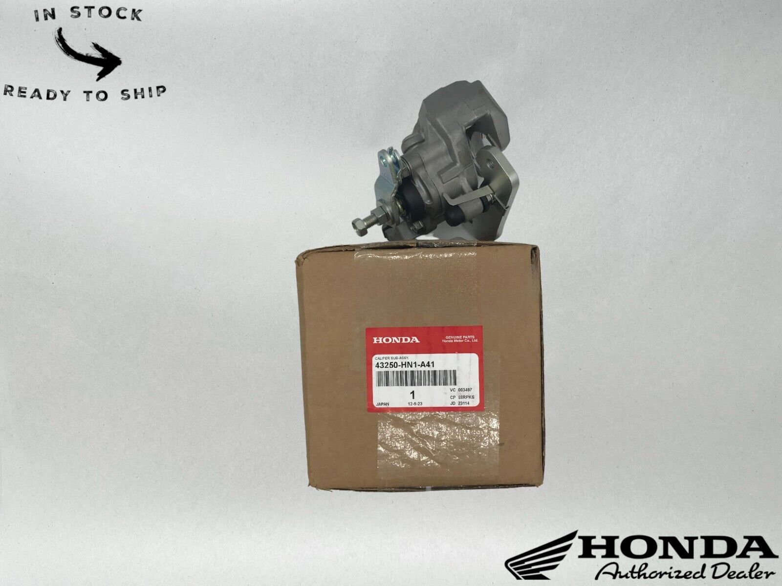 Honda Genuine OEM Rear Brake Caliper 43250-HN1-A41