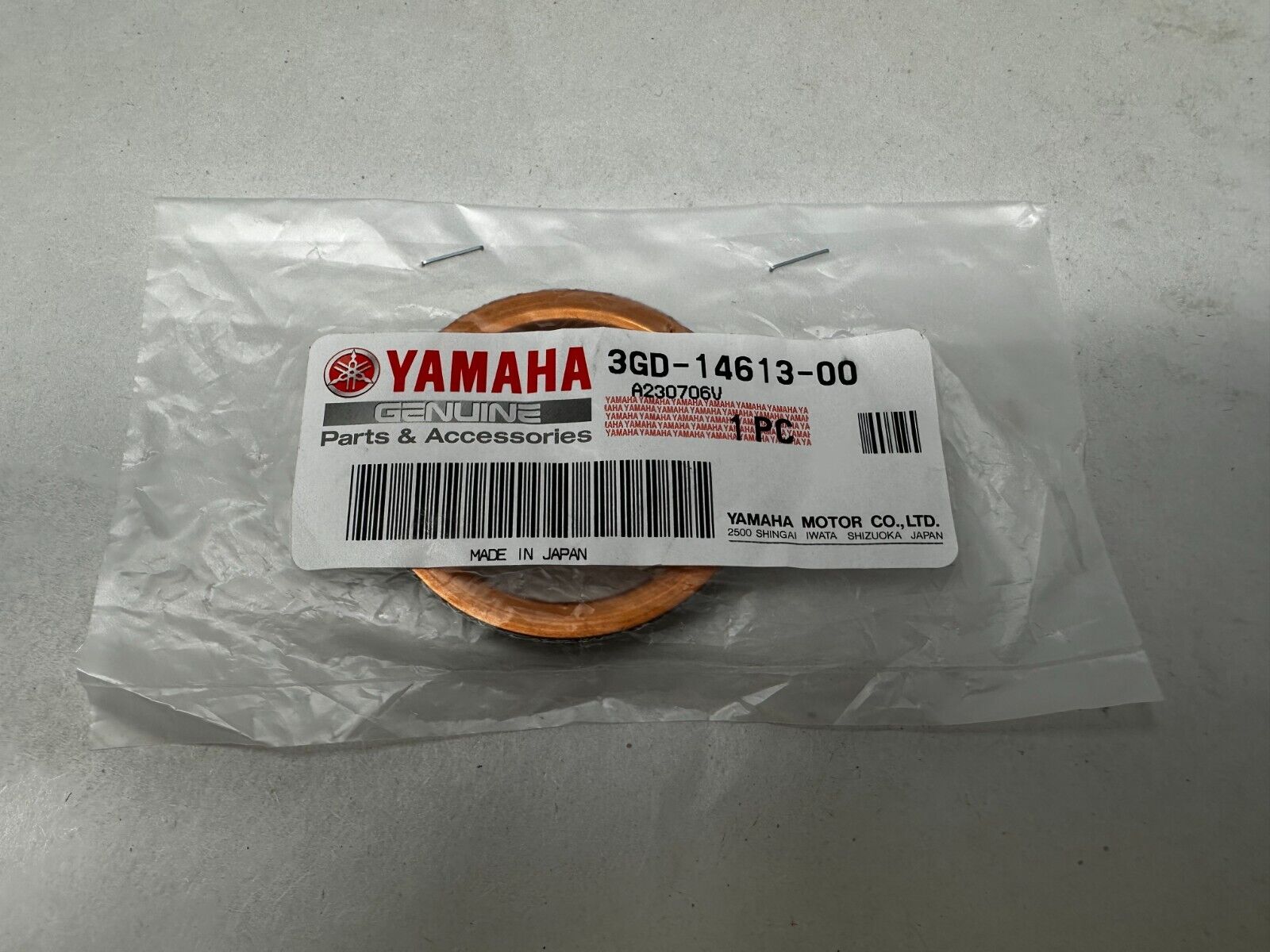 Yamaha Genuine OEM Authentic Exhaust Pipe Gasket 3GD-14613-00-00