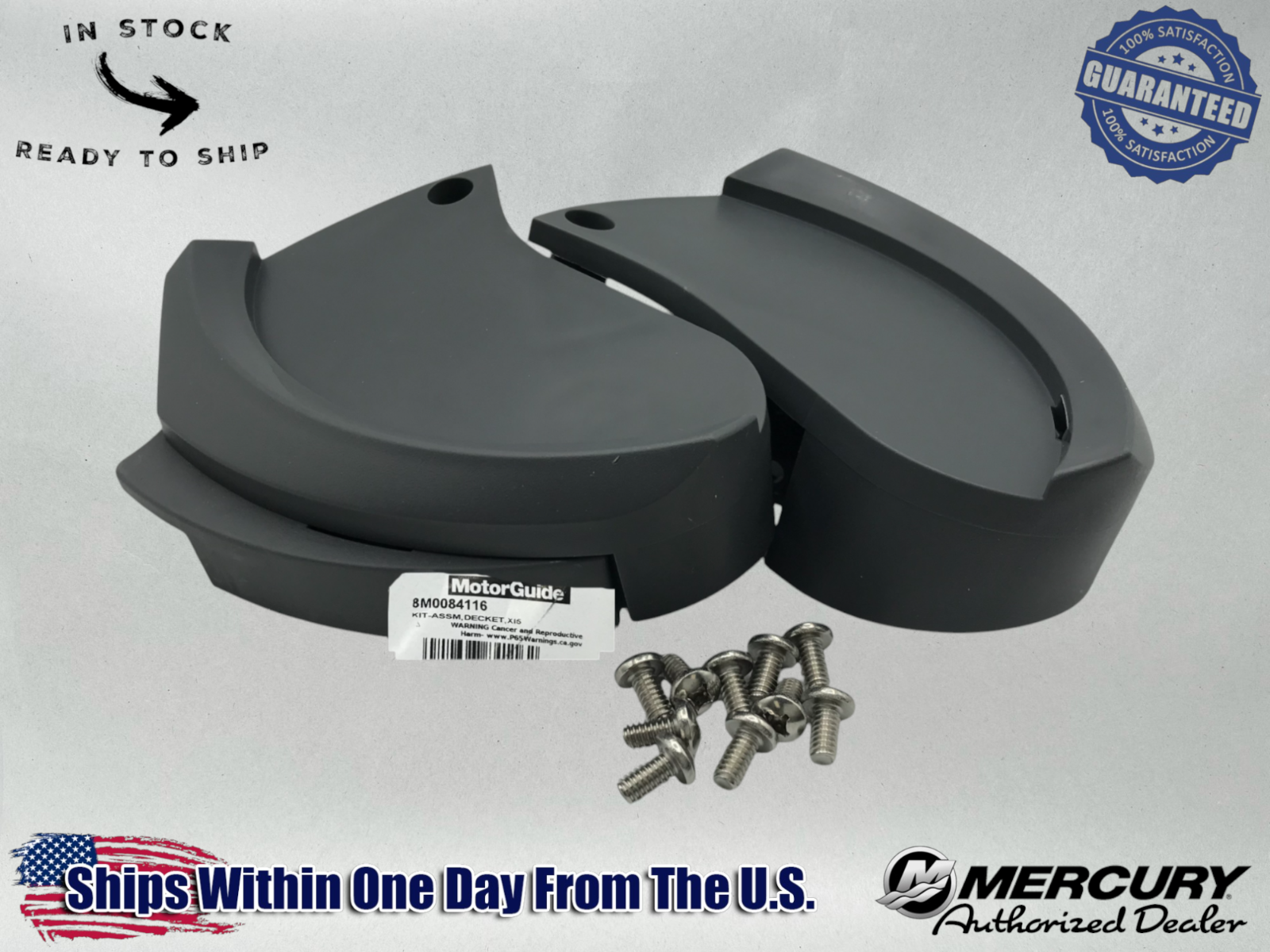 Mercury MotorGuide Xi5 Ramp Decket Kit - Stow & Deploy Cradles 8M0084116