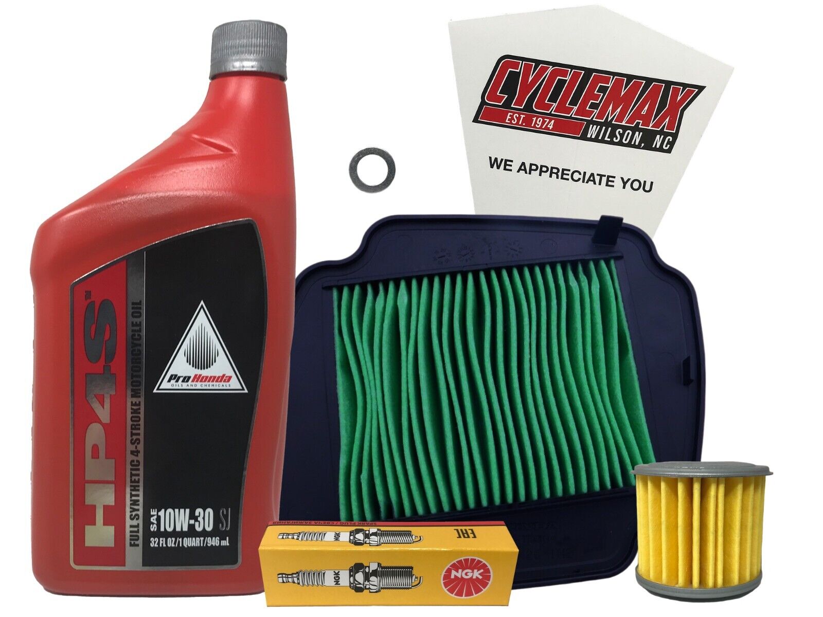 Cyclemax OEM Full Synthetic Tune-Up Kit fits 2021-2024 Honda Grom 125