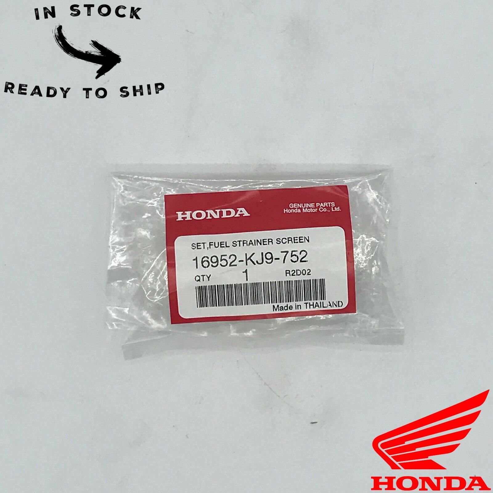 Genuine OEM Honda Petcock Filter Screen Set 16952-KJ9-752