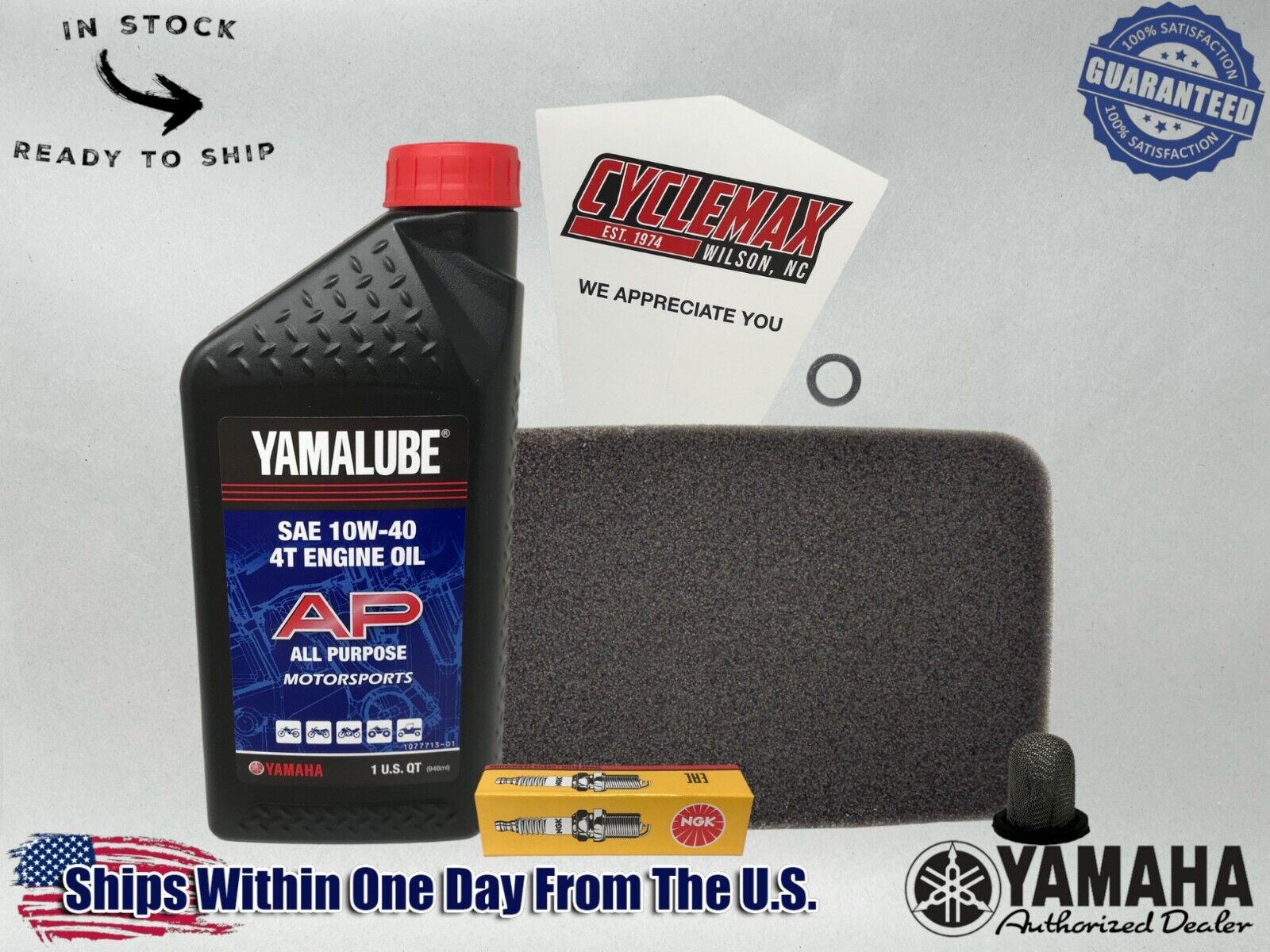 Cyclemax Standard Yamalube Tune-Up Kit fits 2016-2023 Yamaha RAPTOR Yamaha 90