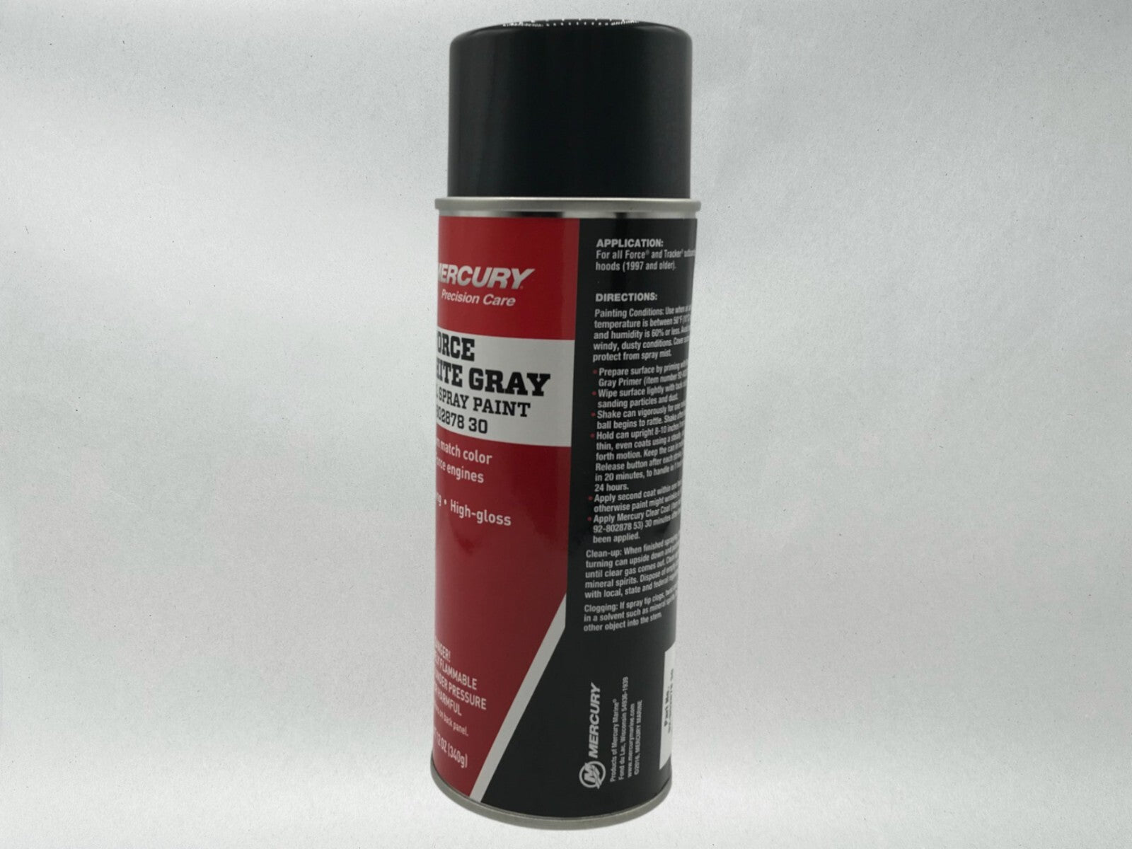 Mercury Genuine OEM Graphite Grey Spray Paint 12 OZ 92-80287830 4 Pack