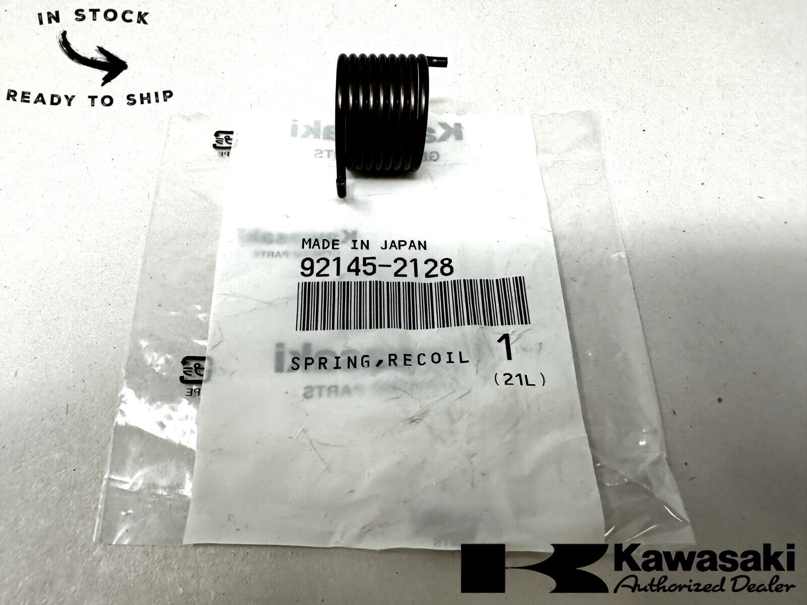 Kawasaki Genuine OEM Recoil Spring 92145-2128