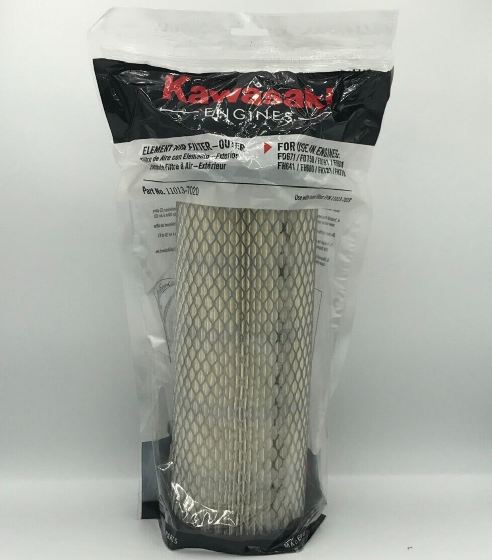 Genuine OEM Kawasaki Engines 11013-7020 Element Air Filter - Outer