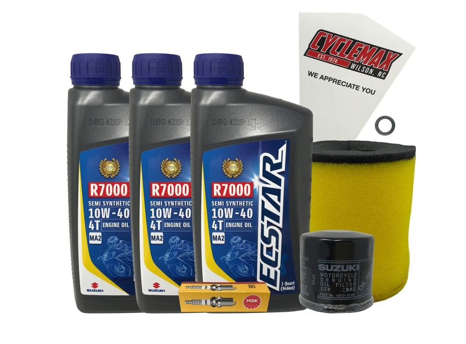 Semi-Synthetic Tune Up Kit w/ Spark Plug fits 2004-2007 Suzuki LT-A500