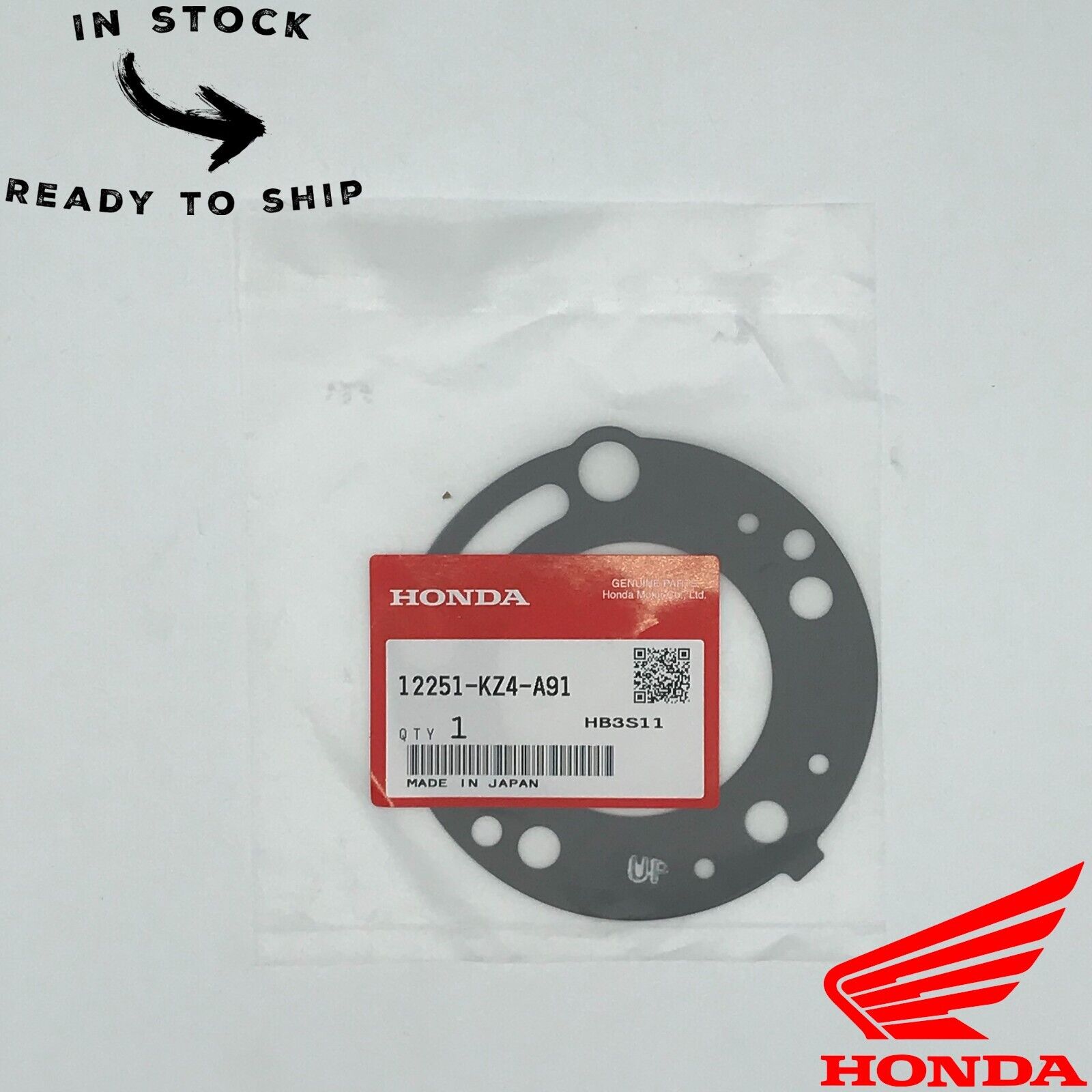 Genuine OEM Honda Cylinder Head Gasket 12251-KZ4-A91