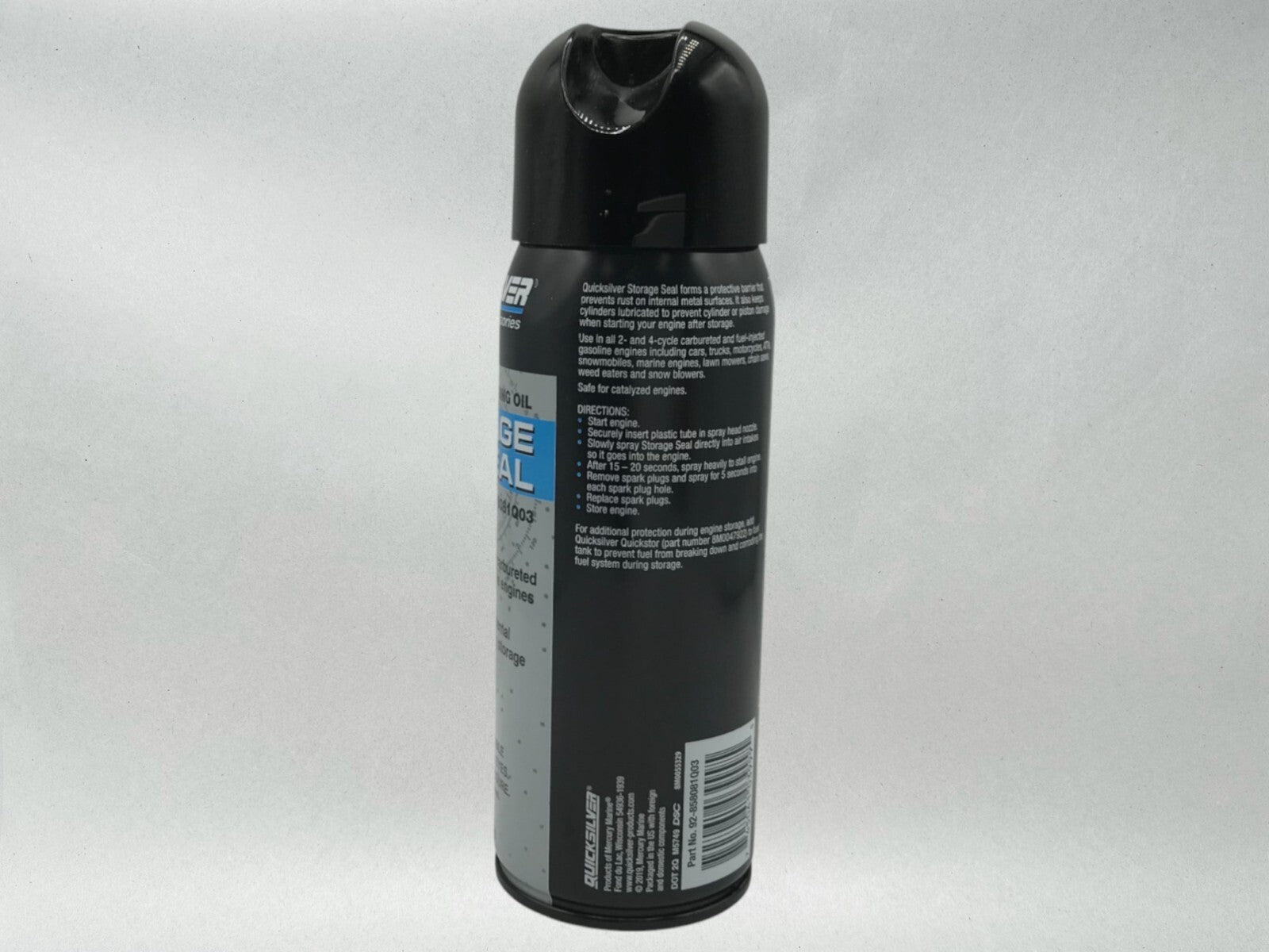 Quicksilver Genuine OEM Storage Seal Fogging Oil 12 OZ 92-858081Q03 4 Pack
