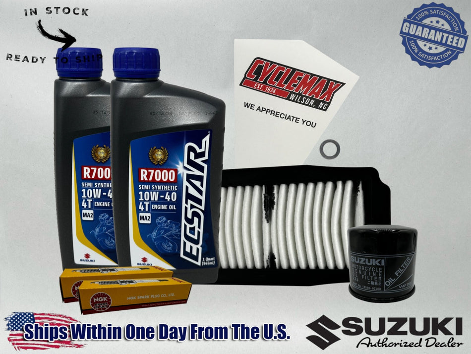 Suzuki Ecstar Semi-Synthetic Tune-Up Kit for 2017-2025 GSX-250R