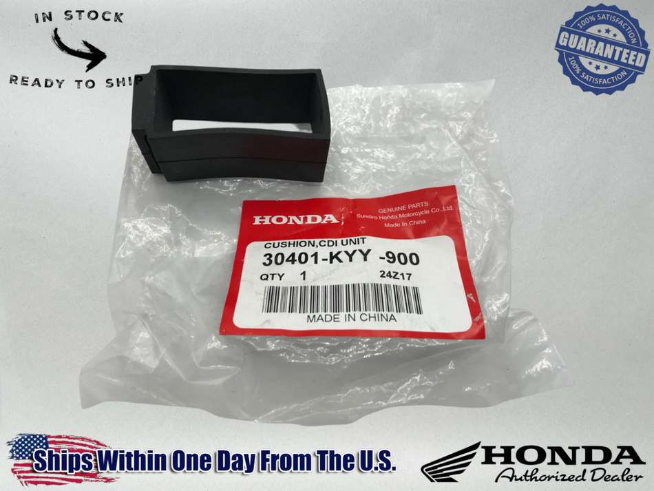 Honda OEM CDI BOX HOLDER RUBBER MOUNT STRAP CN250,CB250, TRX 200SX 30401-KYY-900