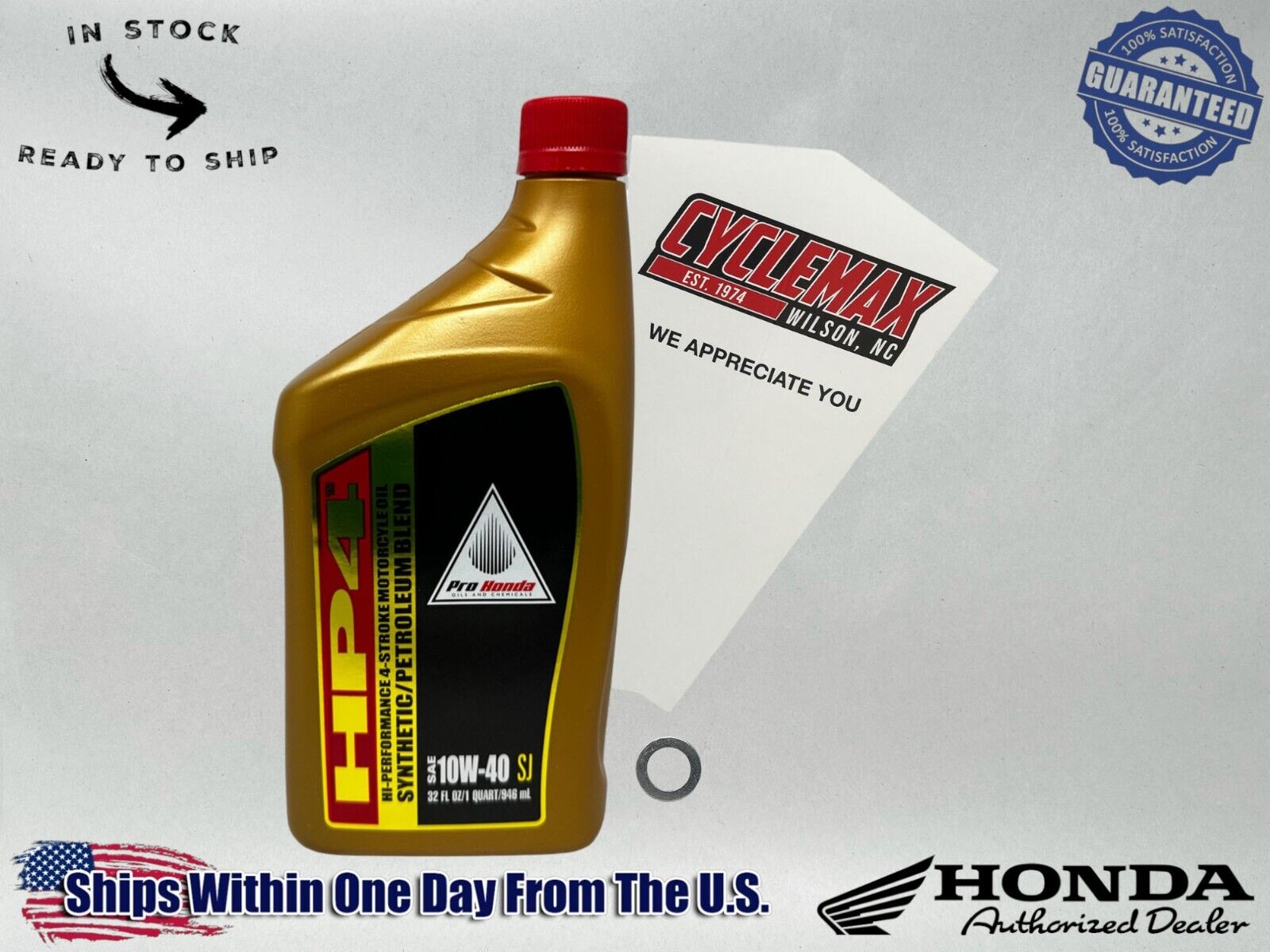 Cyclemax Semi Synthetic Oil Change Kit fits 2023-2024 Honda XR150L