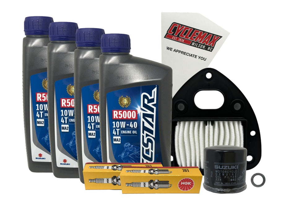 Suzuki Ecstar Standard Tune-Up Kit for 2019-2022 VL800 with Spark Plugs