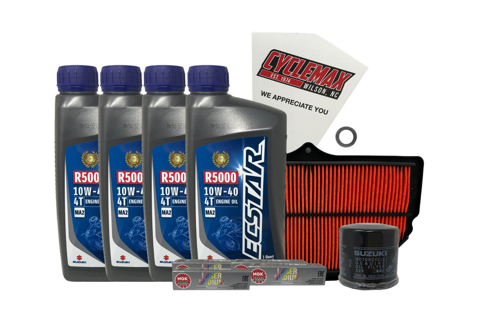 Suzuki Ecstar Standard Tune-Up Kit for 2007-2008 GSX-R1000 with Spark Plugs