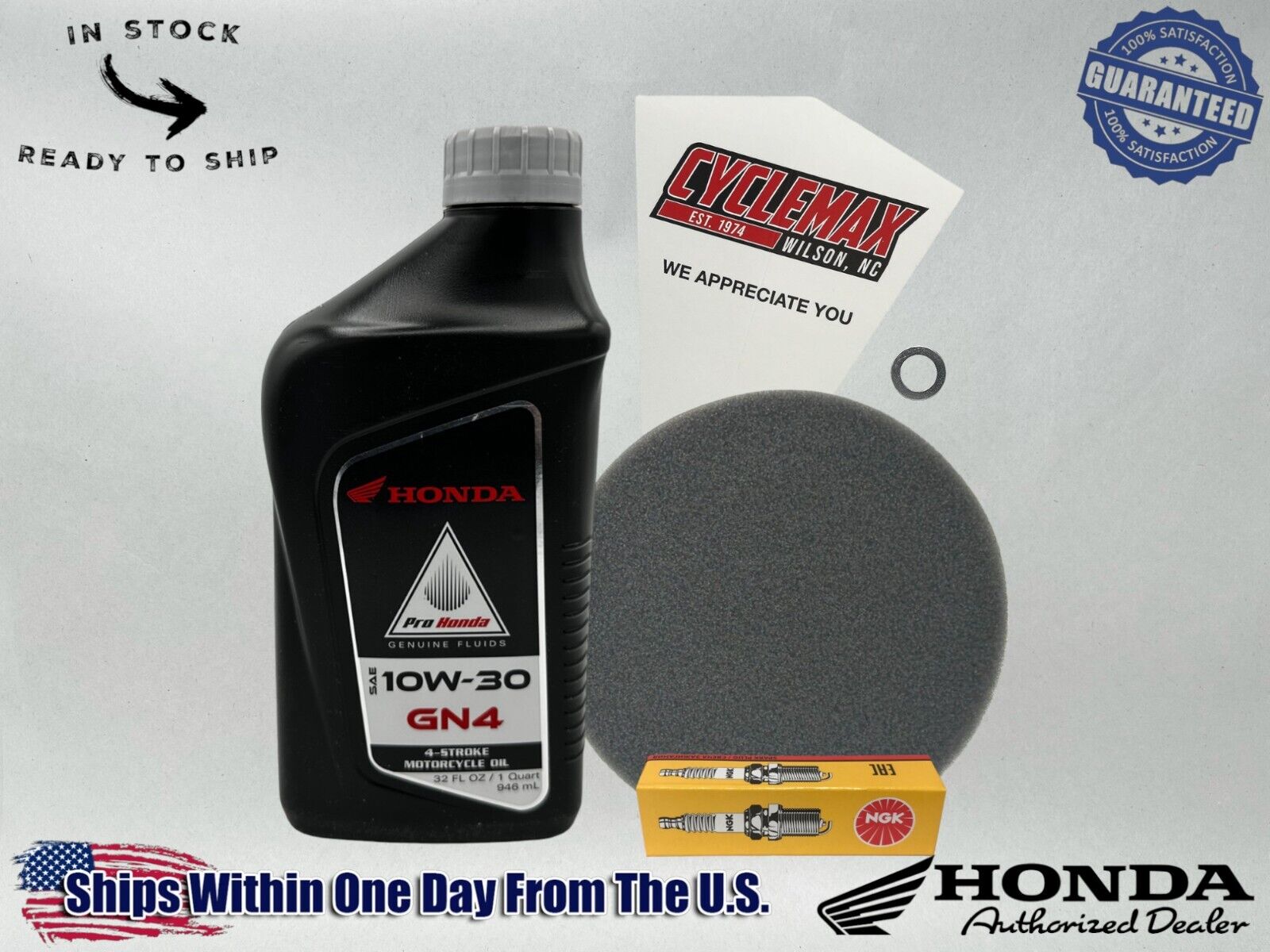 Cyclemax Standard GN4 10W-30 Tune-Up Kit fits 2013-2024 Honda CRF50