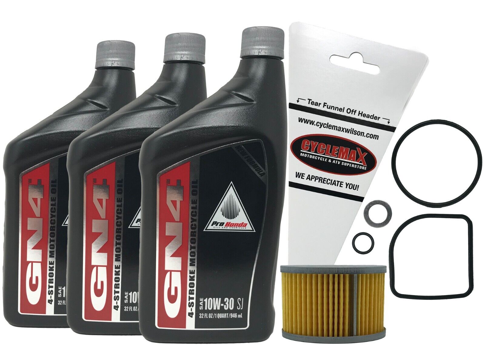 Cyclemax Genuine 1982-1986 Honda CB450 CB 450 Oil Change Kit