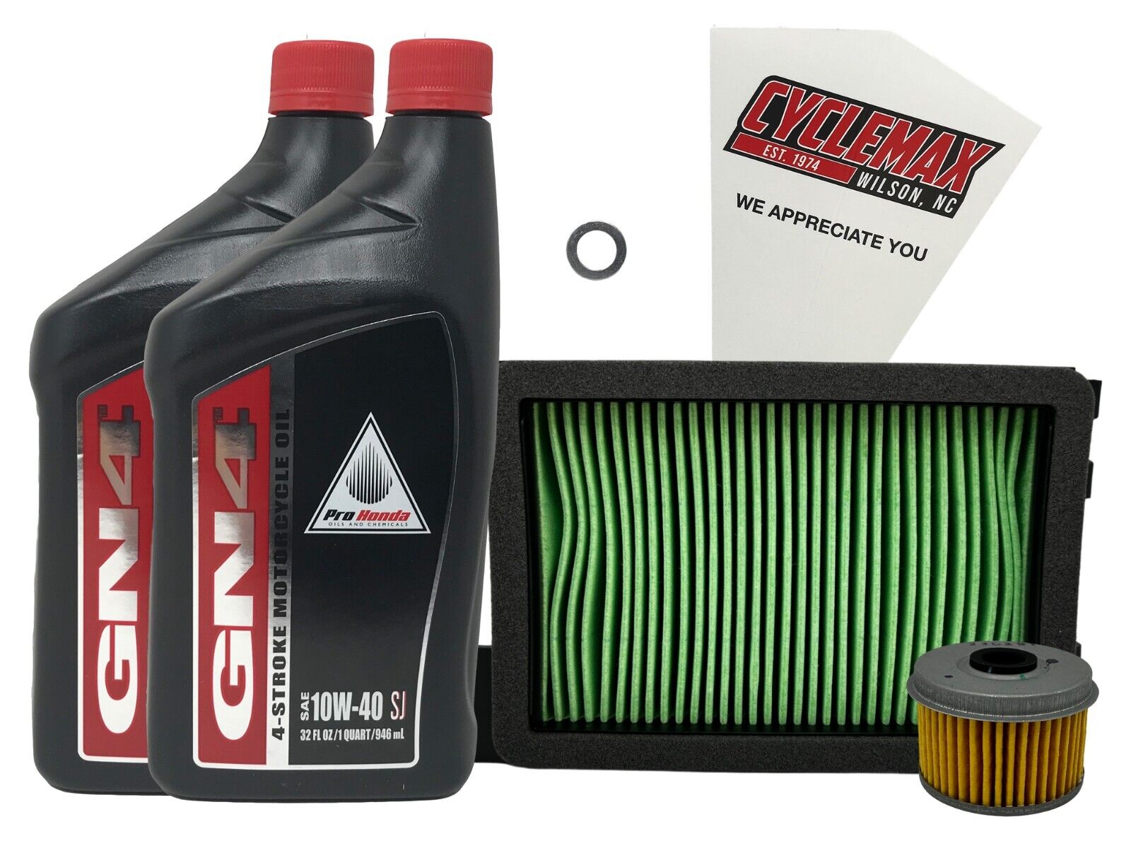 Cyclemax 10W-40 Tune-Up Kit fits 2015-2022 Honda CBR 300 CBR300R