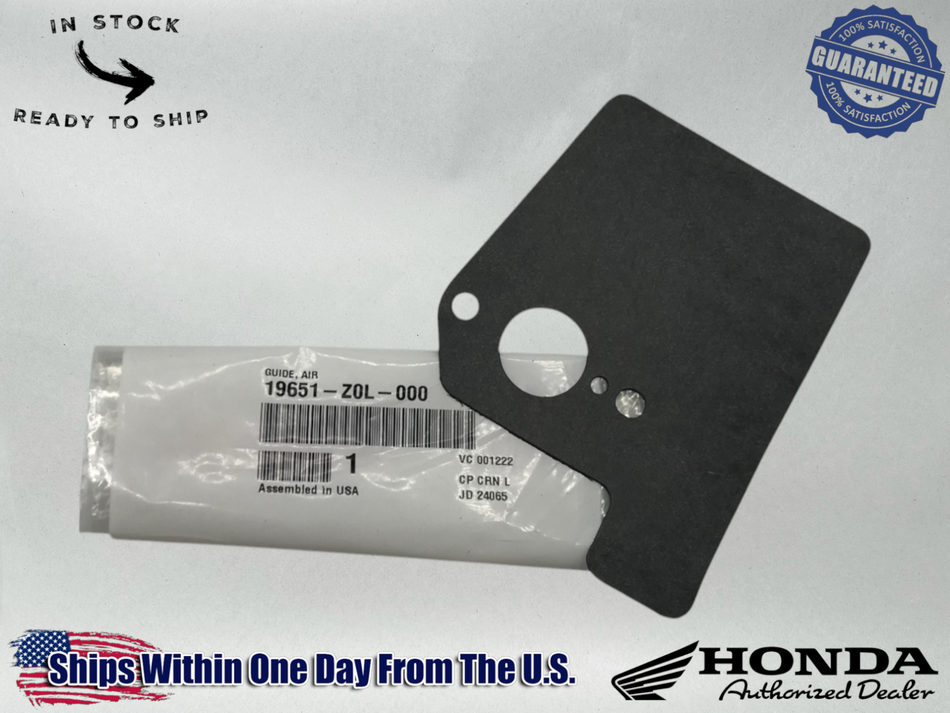 Honda Genuine OEM Authentic Carburetor Gasket HRX217 GCV160 GCV190 19651-Z0L-000