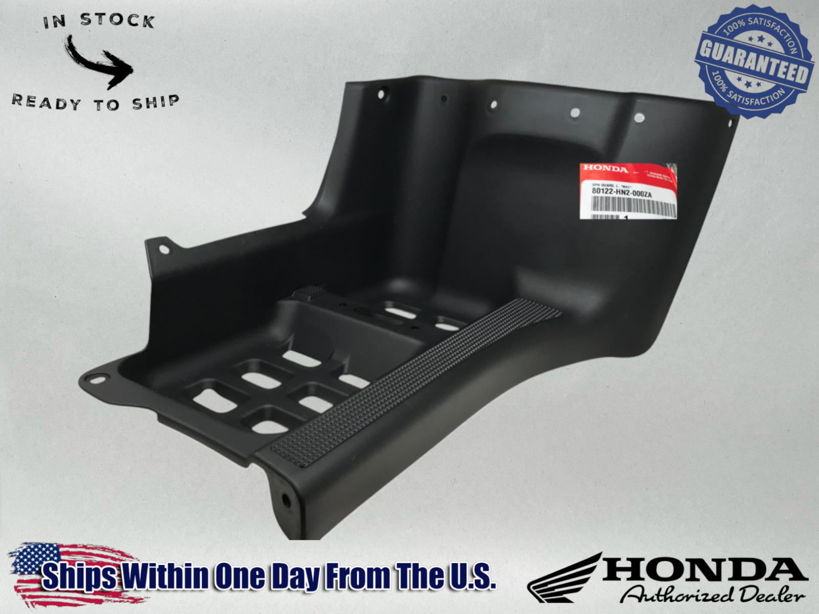 Honda OEM Lt Foot Splash Guard 01-04 TRX 500 Foreman Rubicon Well80122-HN2-000ZA