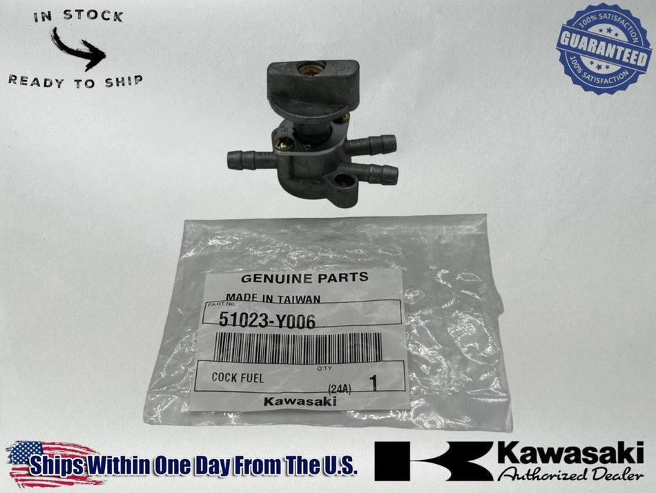 2007-25 KAWASAKI OEM KFX 50 90 FUEL TAP ASSEMBLY KSF50 KSF90 51023-Y006