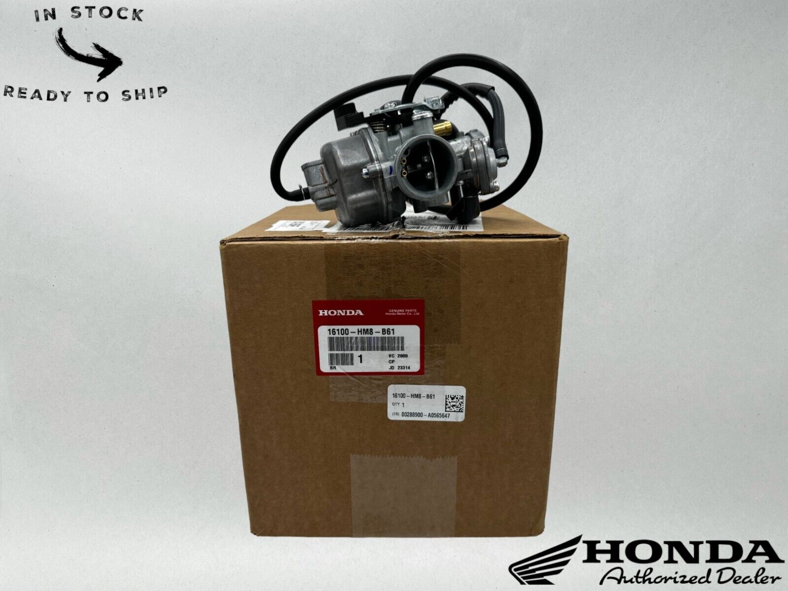 Honda Genuine OEM Authentic Carbuerator (PDC1LA) 16100-HM8-B61