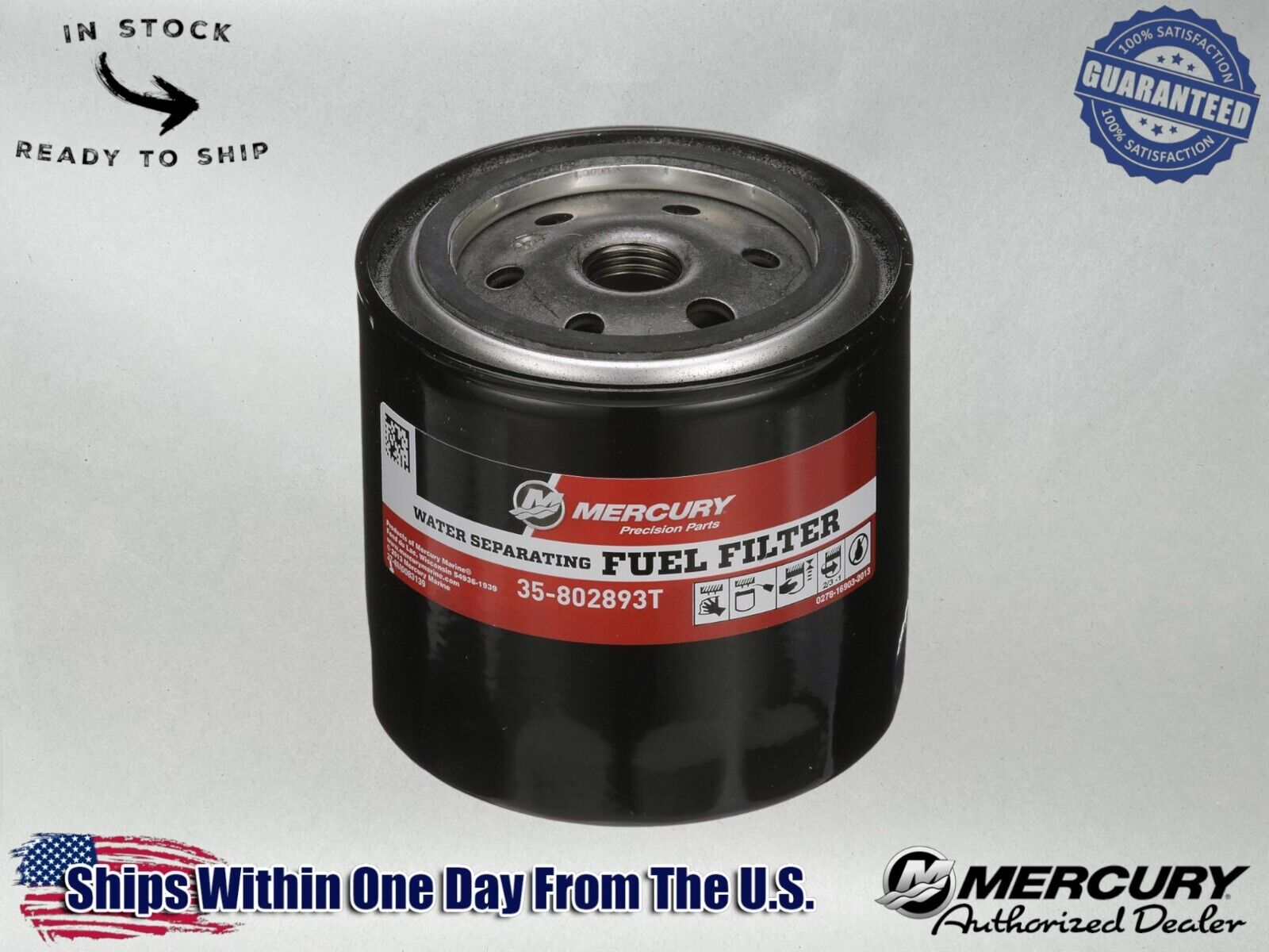 OEM Water Sep Fuel Filter for Mercury and MerCruiser RM Systems 802893T