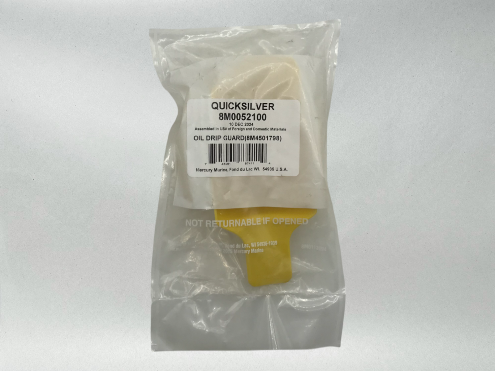 Quicksilver Genuine OEM Authentic Oil Drip Guard 8M0052100