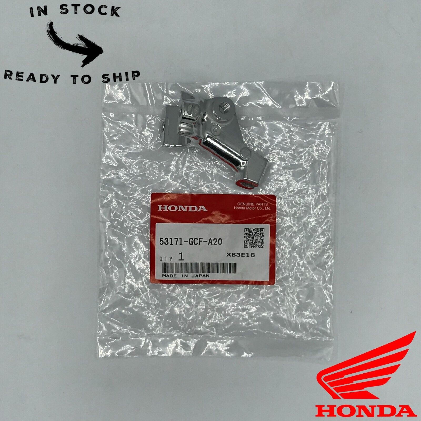 Genuine OEM Honda Front Brake Lever Perch Mount Bracket 53171-GCF-A20