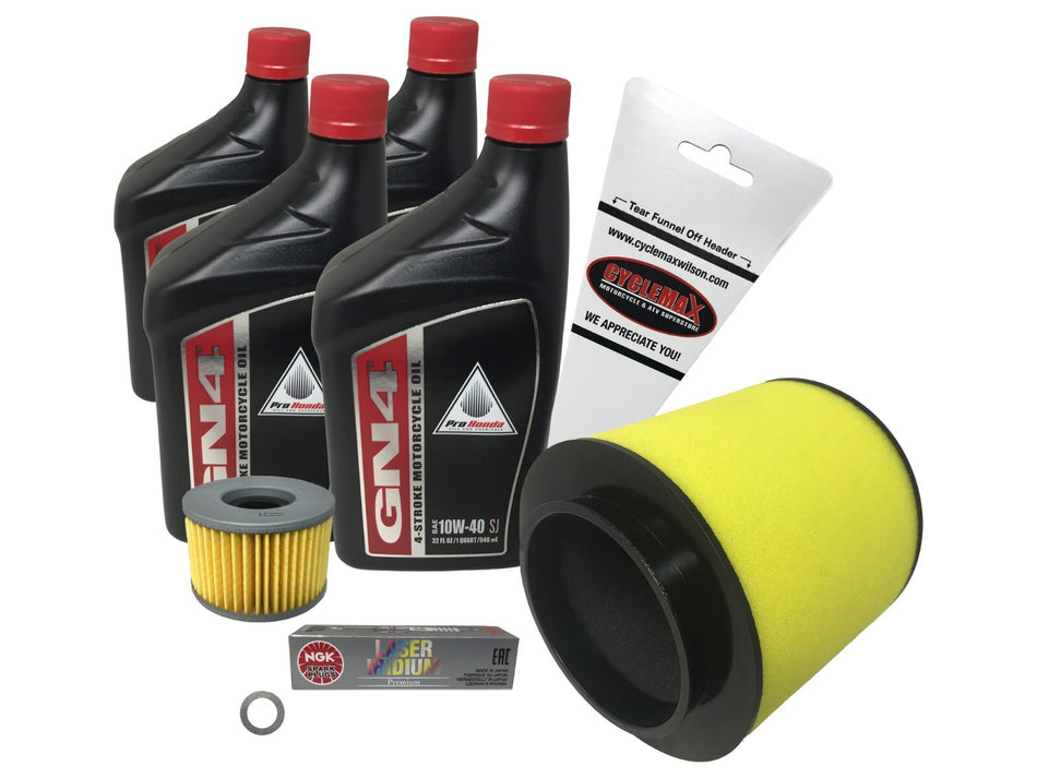 Honda OEM Tune Up Kit for 2006-2014 Honda TRX 680 Rincon with 10W-40 Oil