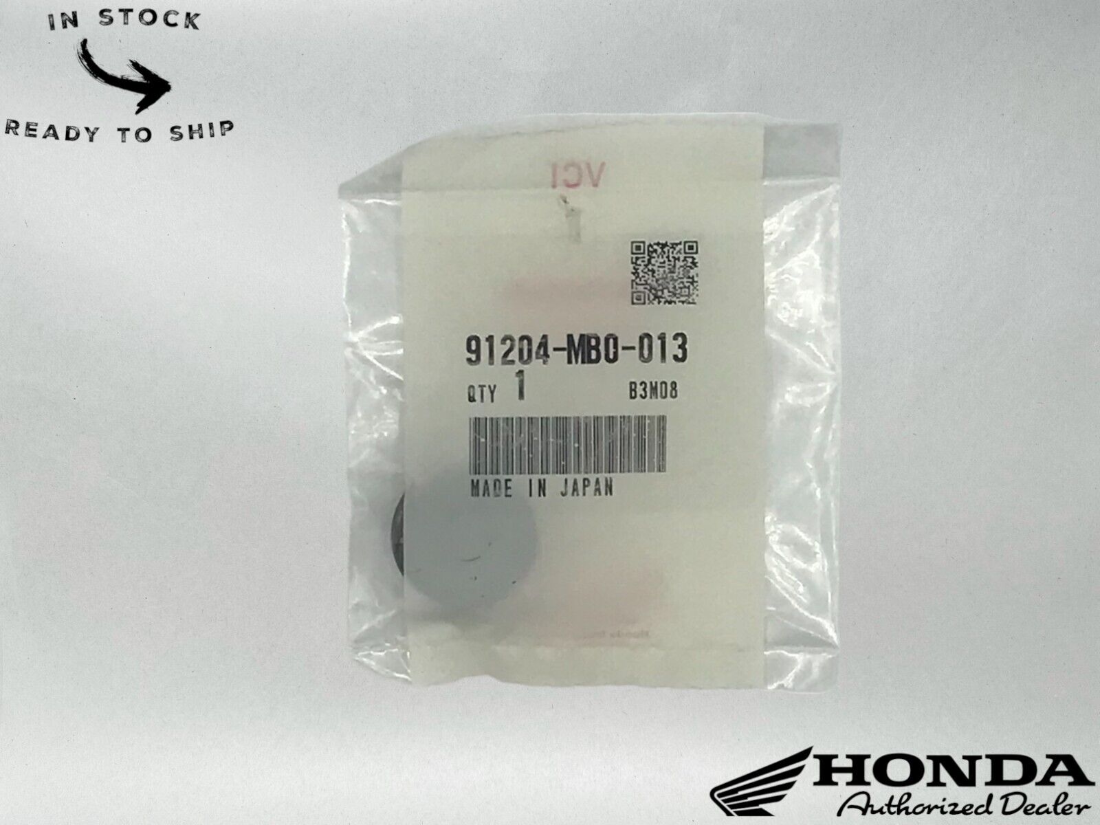 Honda Genuine OEM Oil Seal (8X25X8) 91204-MB0-013