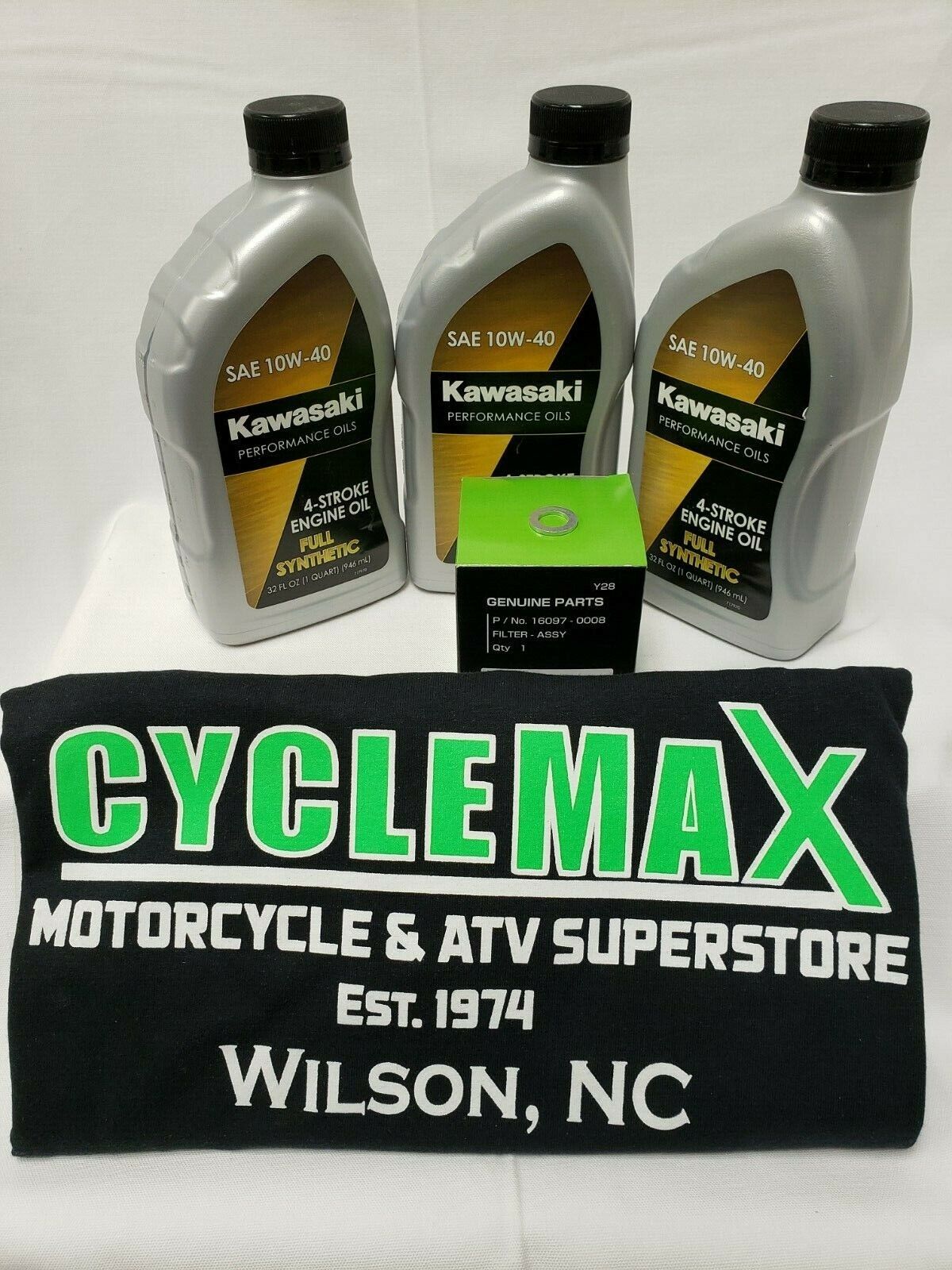 2013-2017 Kawasaki Ninja 300 Full Synthetic Oil Change Kit