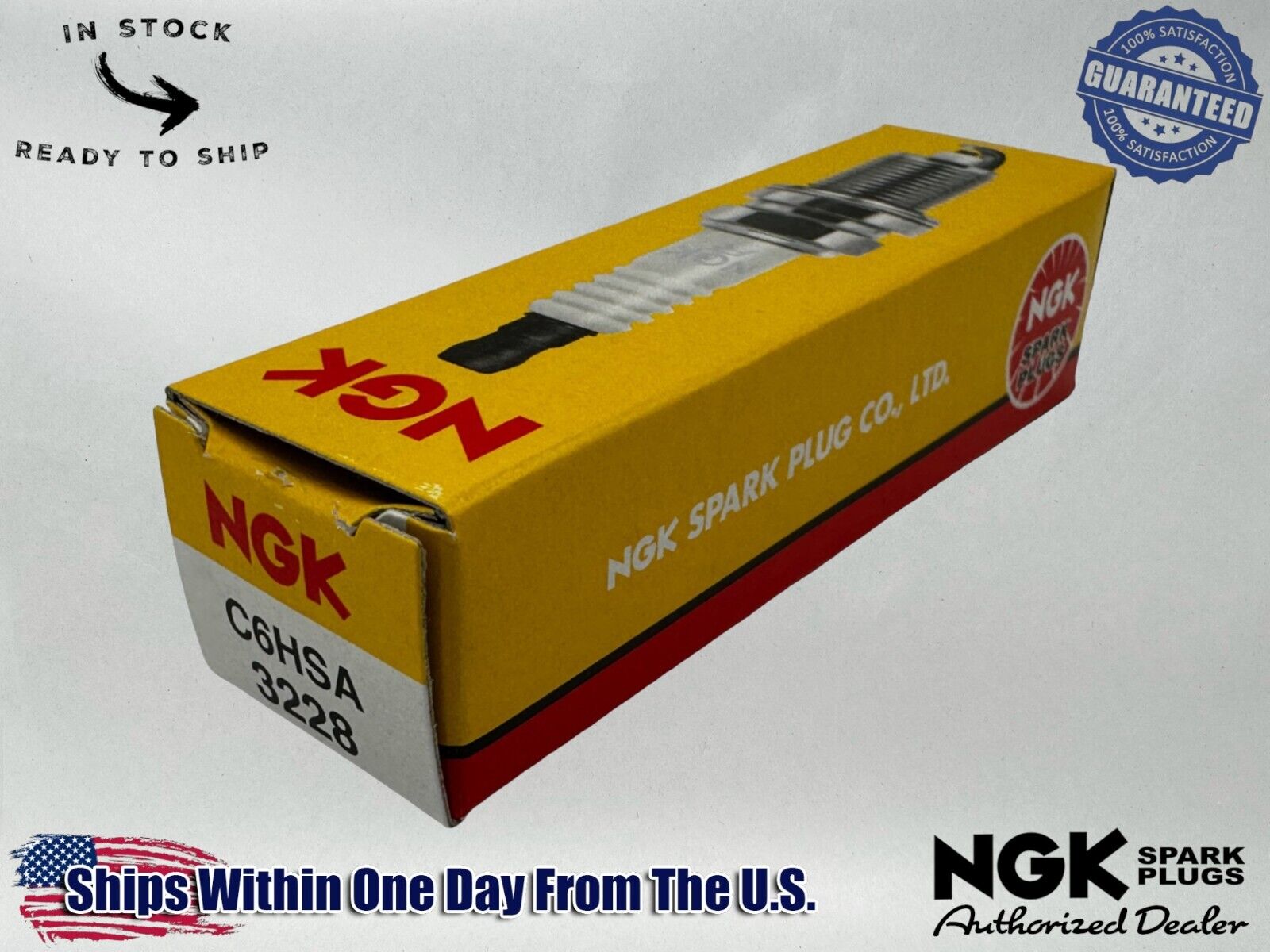 NGK Genuine OEM Authentic Spark Plug C6HSA