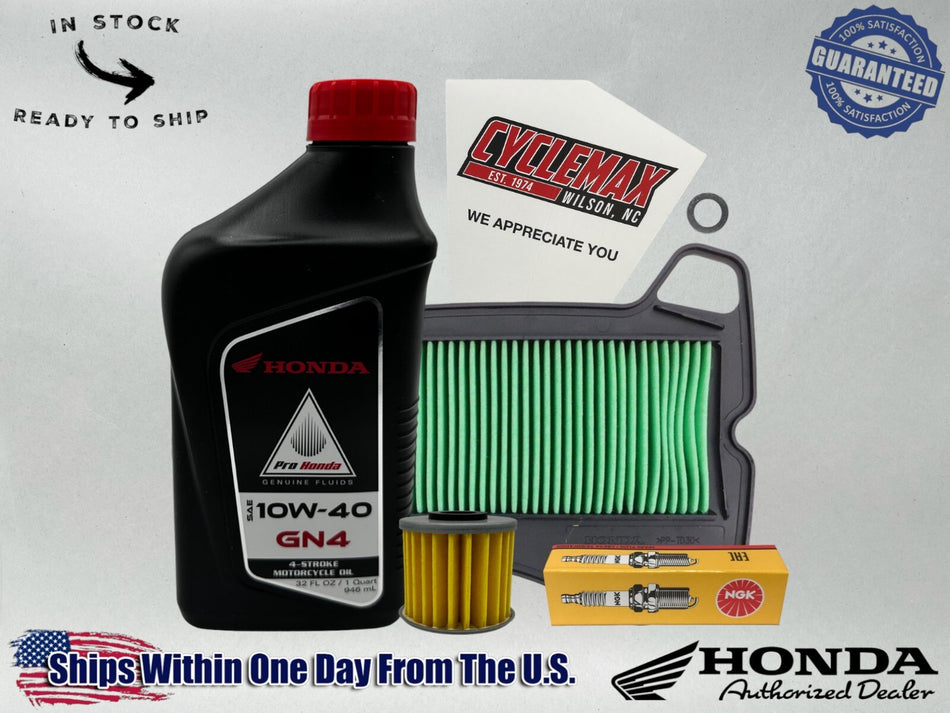 Standard GN4 10W-40 Tune-Up Kit fits 2019-2025 Honda Super Cub C125