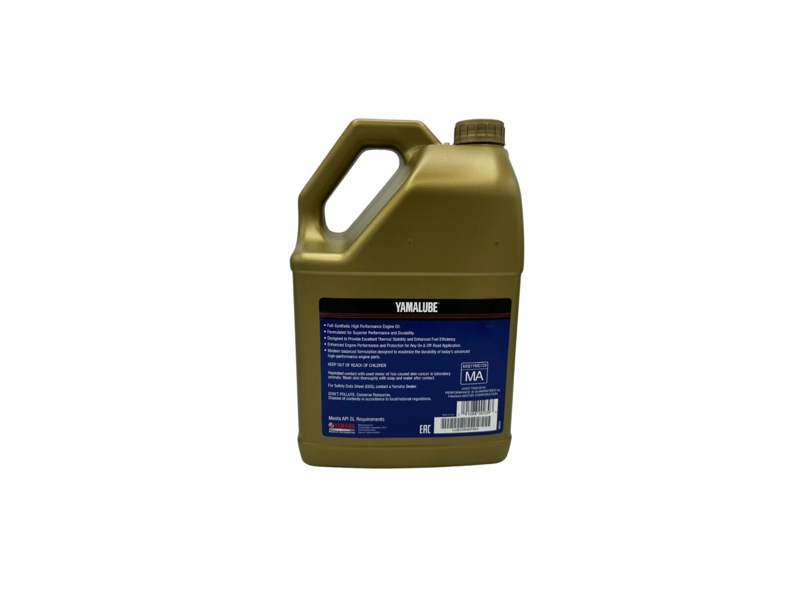 Yamalube 10W40 Full Synthetic 4T Hi-Performance Engine Oil LUB-10W40-FS-04-4PACK