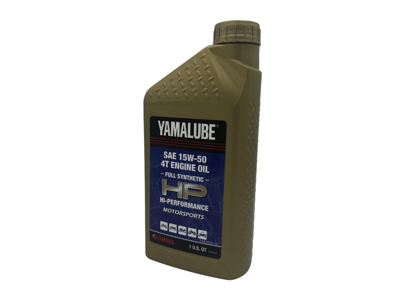 Yamaha Genuine OEM Yamalube Full Synthetic 15W-50 Oil LUB-15W50-FS-12 - 6 Pack