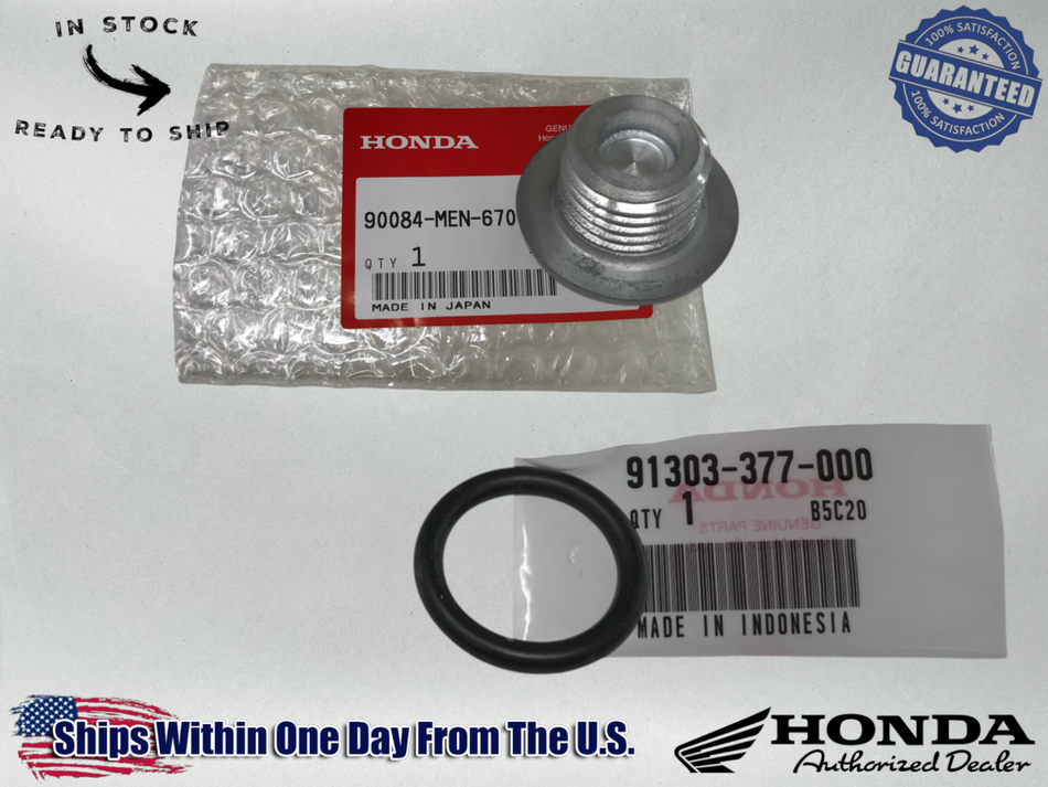 Honda Genuine OEM Engine Timing Hole Plug CRF250R, CRF250X, CRF450R