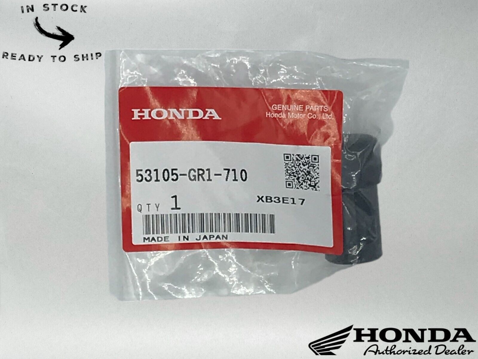 Honda Genuine OEM Handlebar End 53105-GR1-710