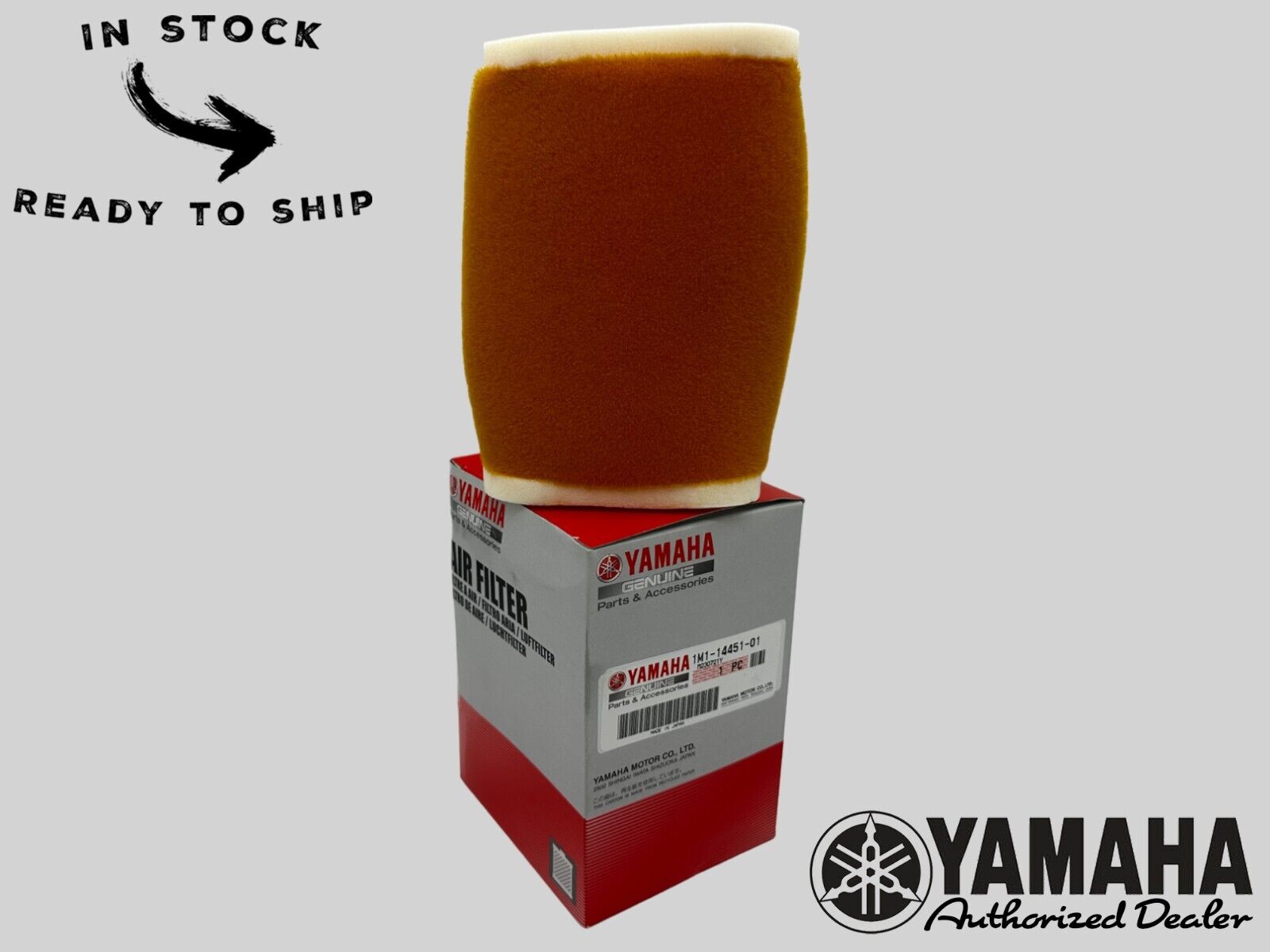 Yamaha Genuine OEM Authentic Air Filter 1M1-14451-01-00