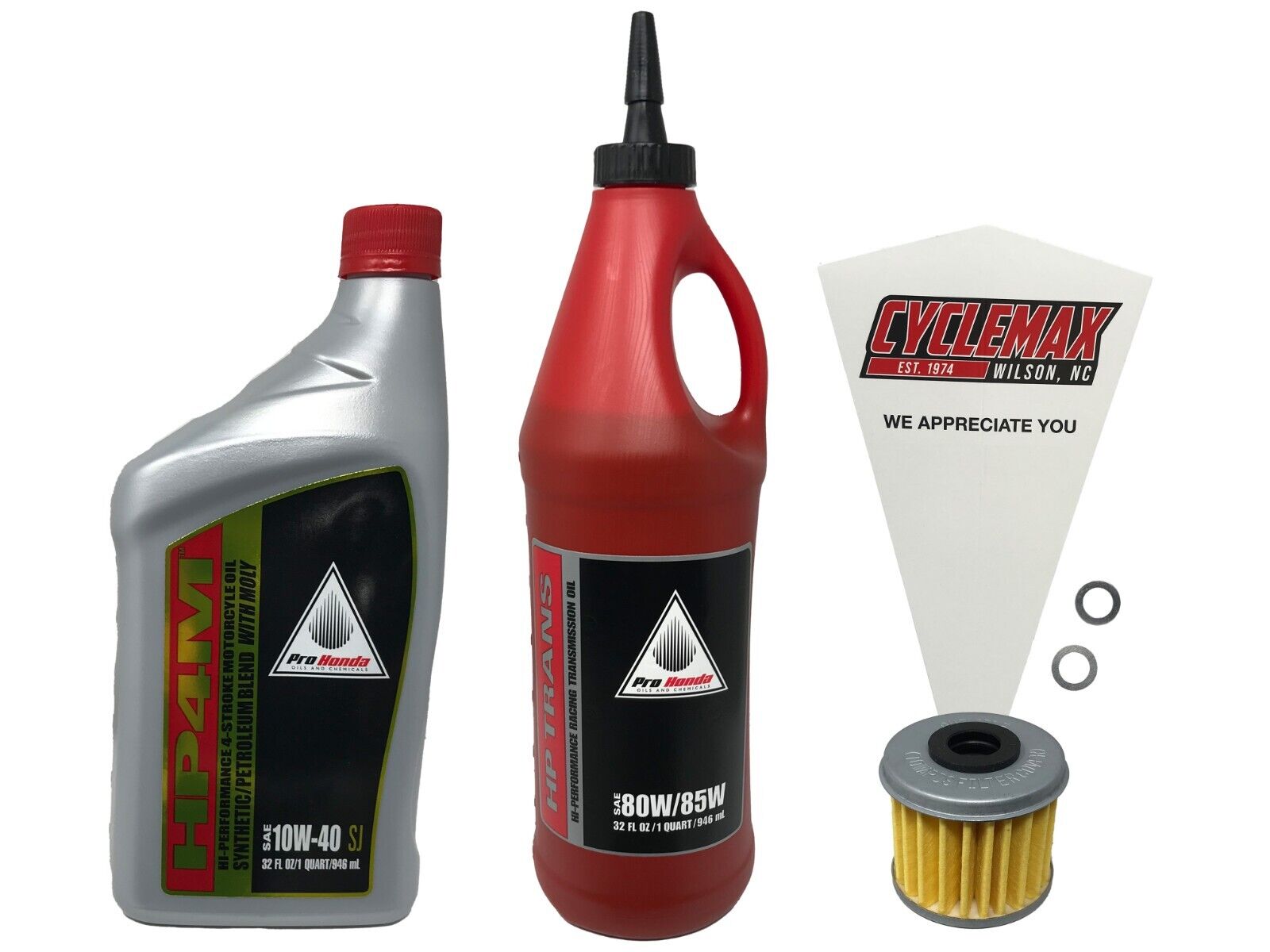 Cyclemax OEM Semi Synthetic Oil Change Kit fits 2004-2024 Honda CRF250R