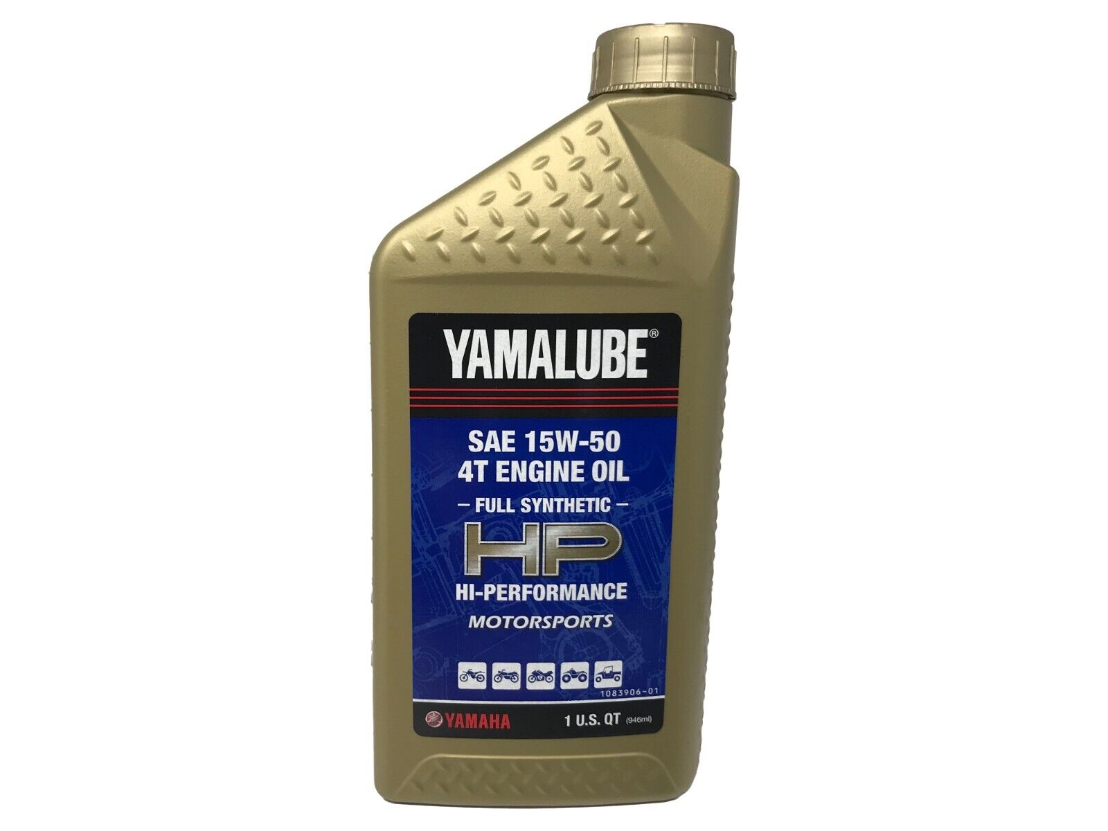 Yamaha Genuine OEM Yamalube Full Synthetic 15W-50 Oil LUB-15W50-FS-12