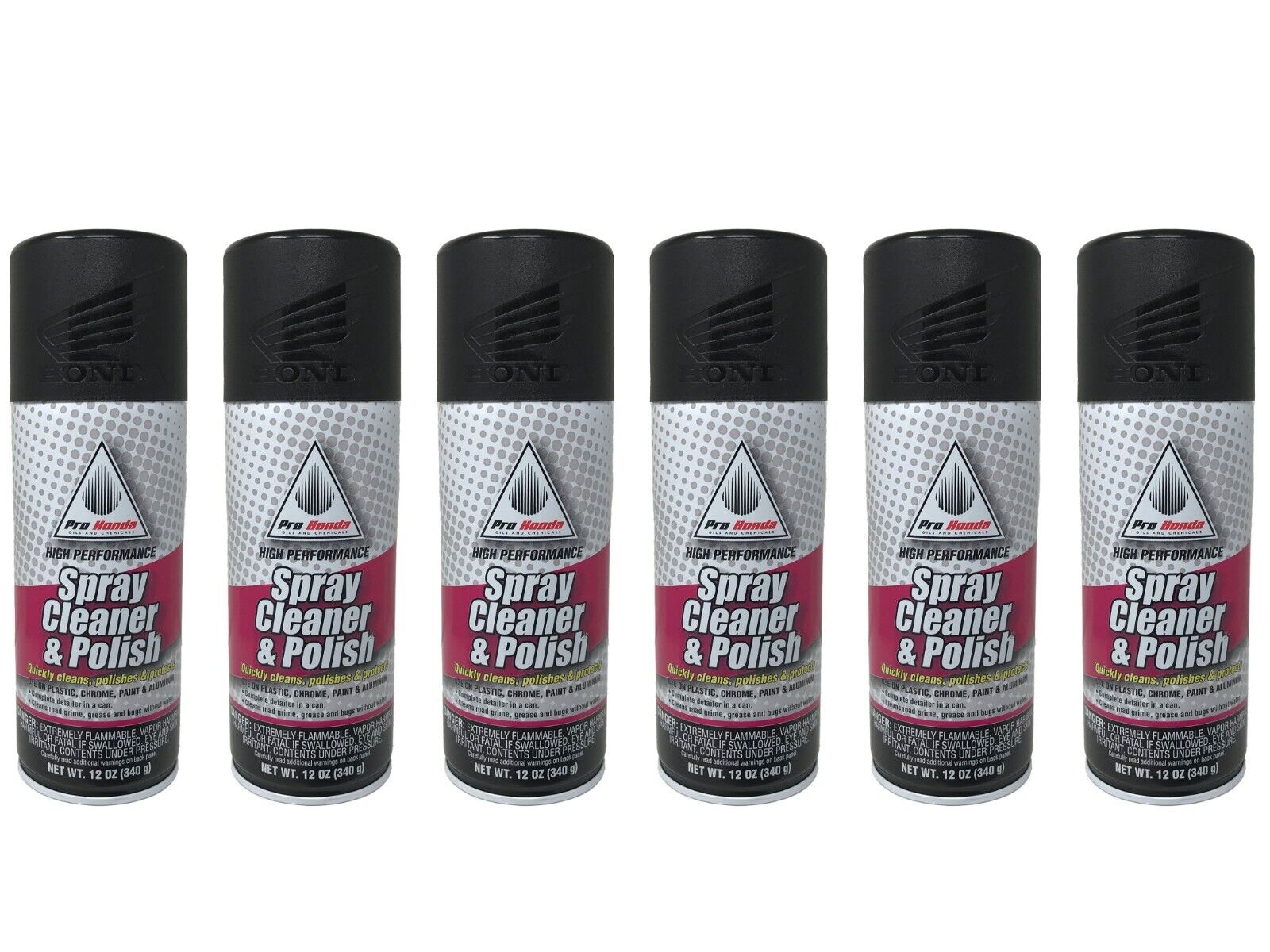 Honda Genuine OEM Spray Cleaner & Polish 08732-SCP00 - 6 Pack