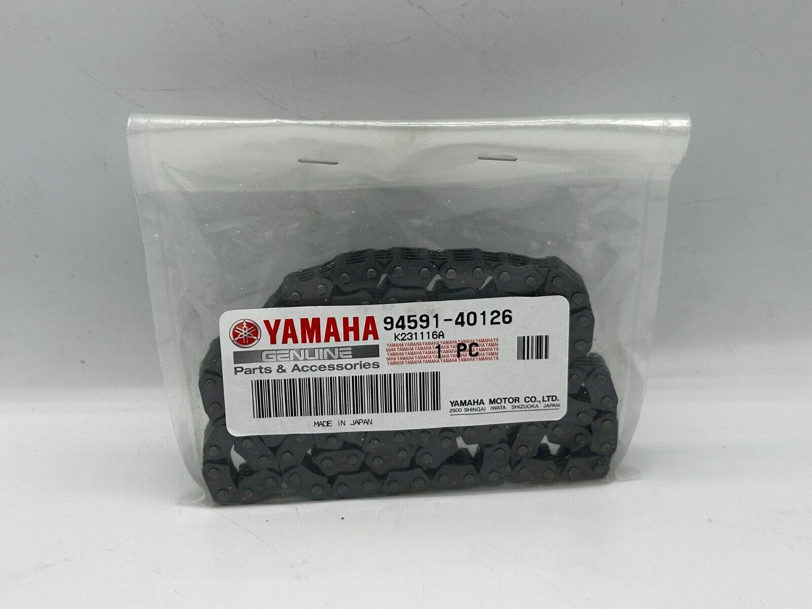 Yamaha Genuine OEM Authentic Cam Chain 94591-40126-00