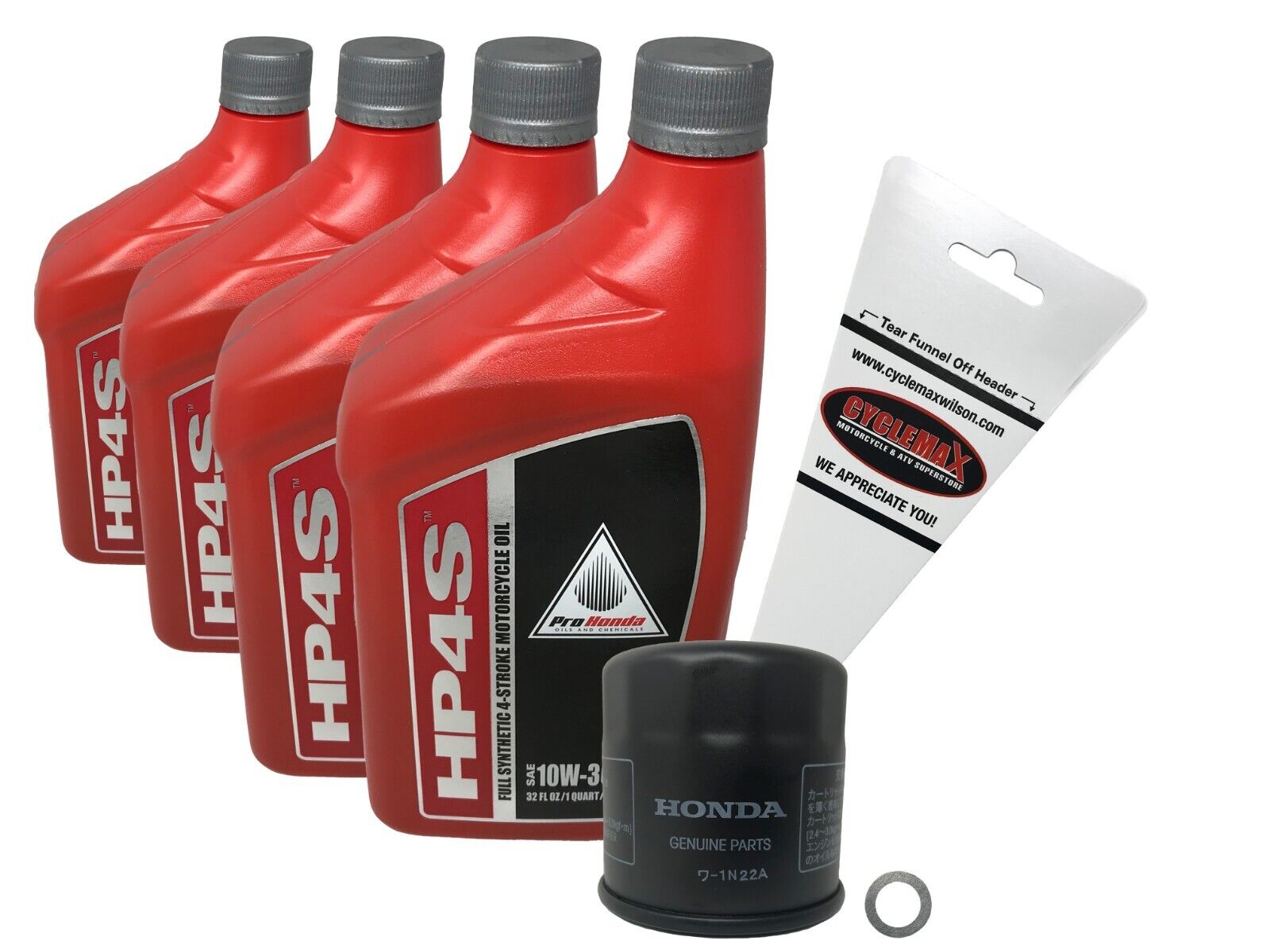 Honda OEM Full Synthetic Oil Change Kit for 2014-2018 CBR 650 R