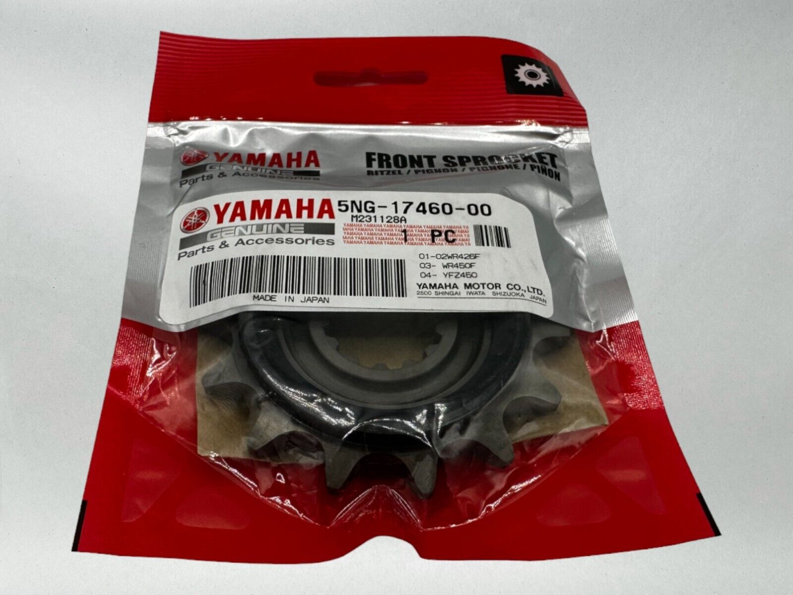 Yamaha Genuine OEM Authentic Drive Sprocket 5NG-17460-00-00