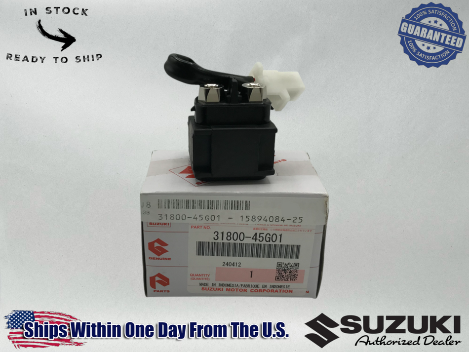 Suzuki Genuine OEM Quadracer LT-R450 LTR 450 Starter Relay Assembly 31800-45G01