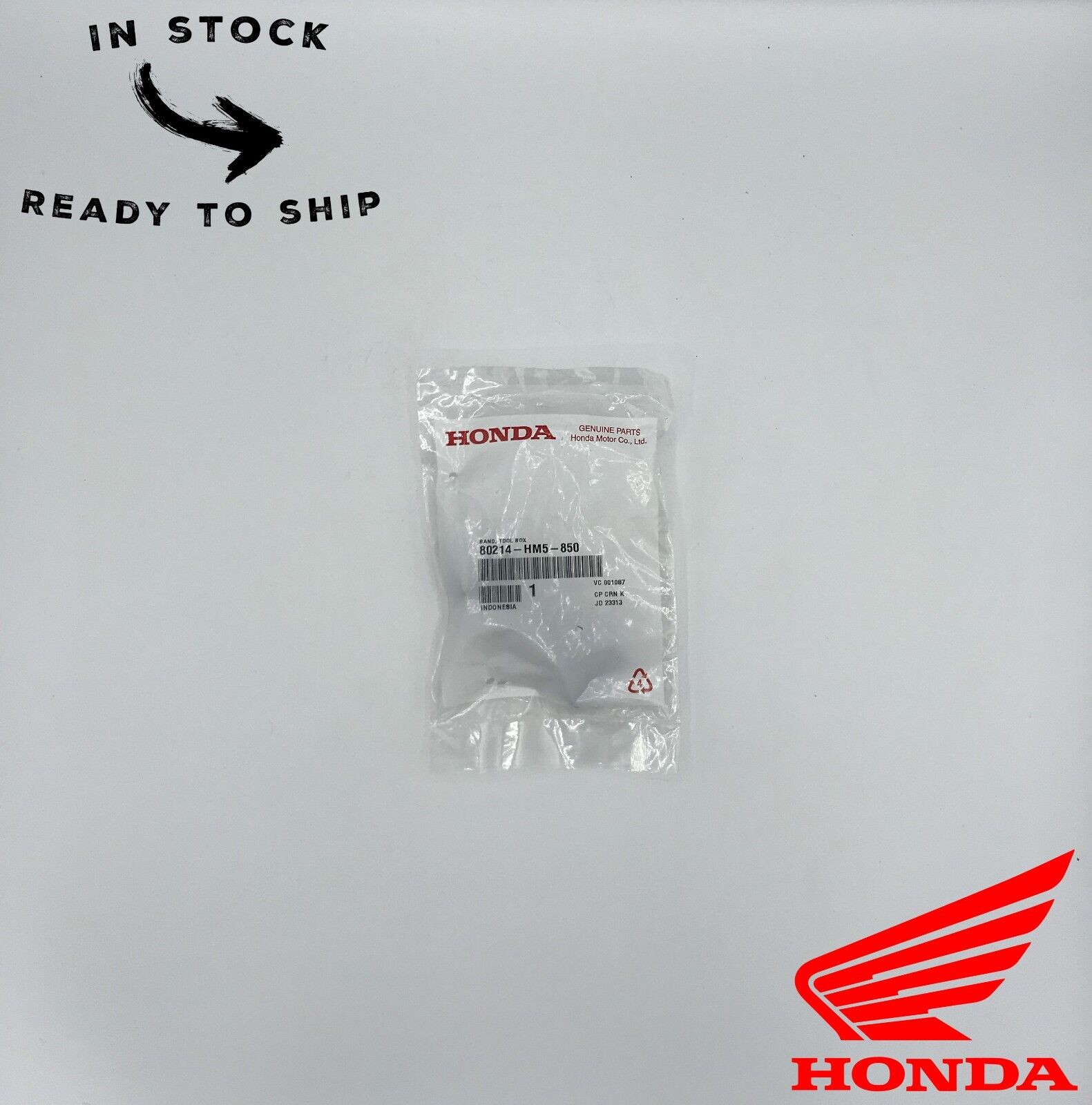 Genuine OEM Honda Rear Tool Box Rubber Band Latch 80214-HM5-850