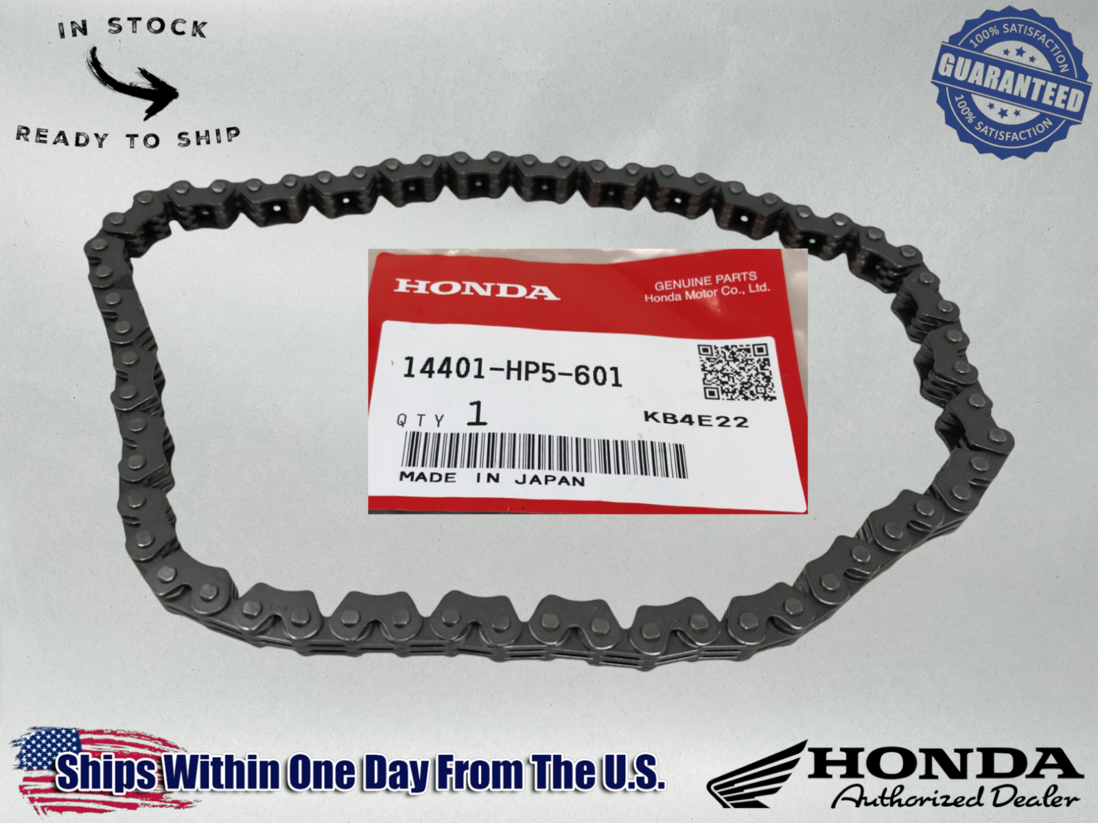 Honda Genuine OEM Authentic Cam Chain 14401-HP5-601 14401-HP5-601