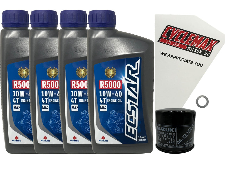 Suzuki Ecstar Standard Oil Change Kit for 2009-2019 VZ1500 INTRUDER