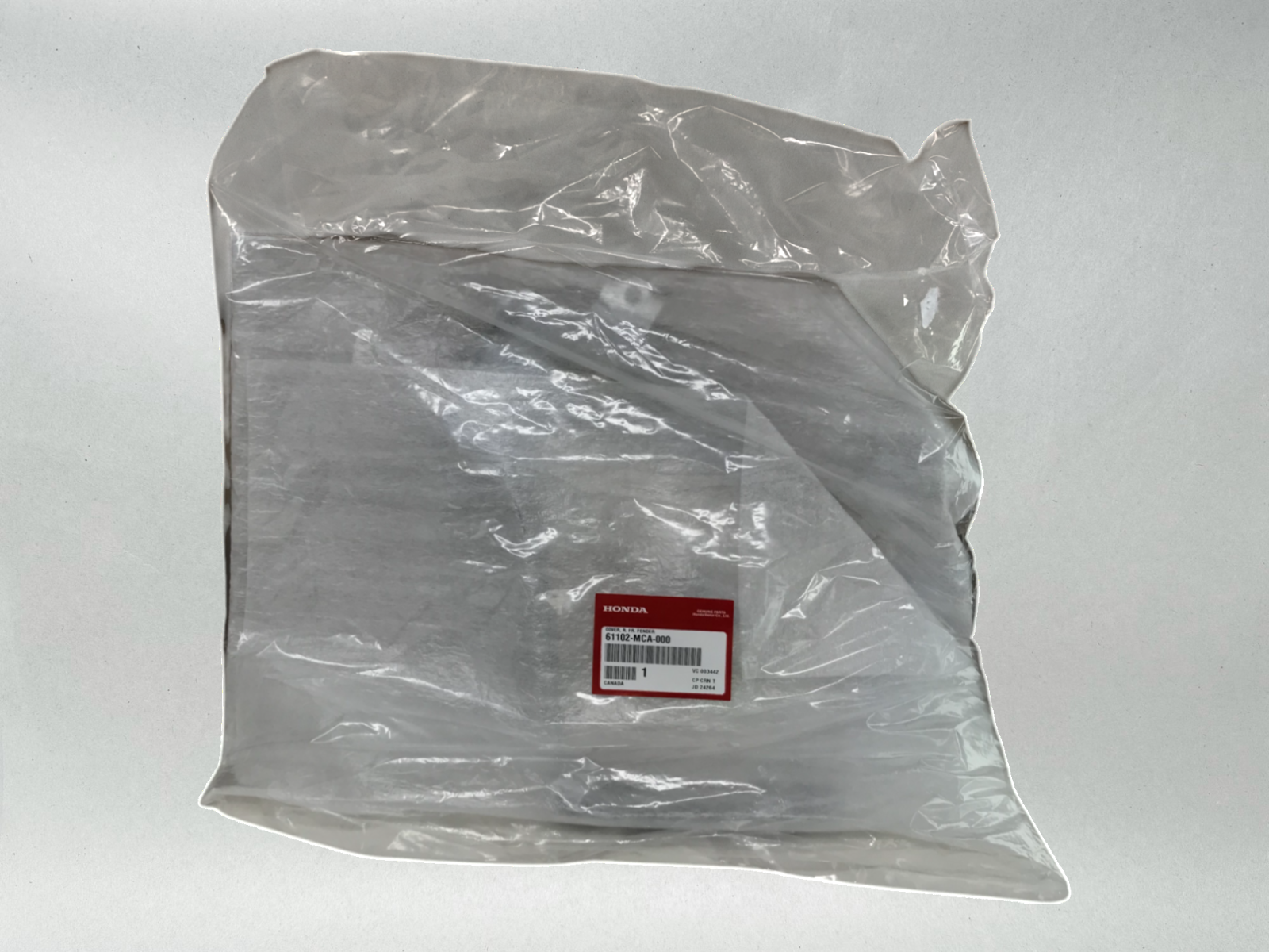 Honda Genuine OEM Rt Front Fender Fork Cover Goldwing GL1800 01-10 61102-MCA-000