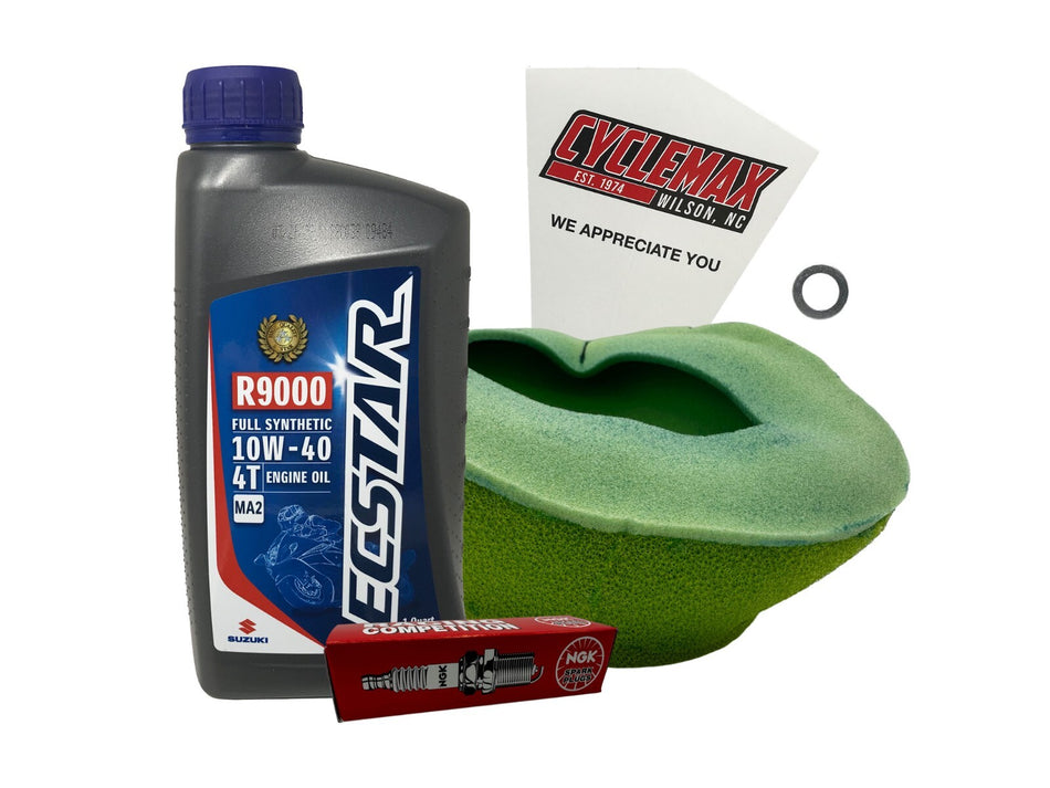 Full Synthetic Tune Up Kit w/ Spark Plugs fits 2001-2006 Suzuki RM-250